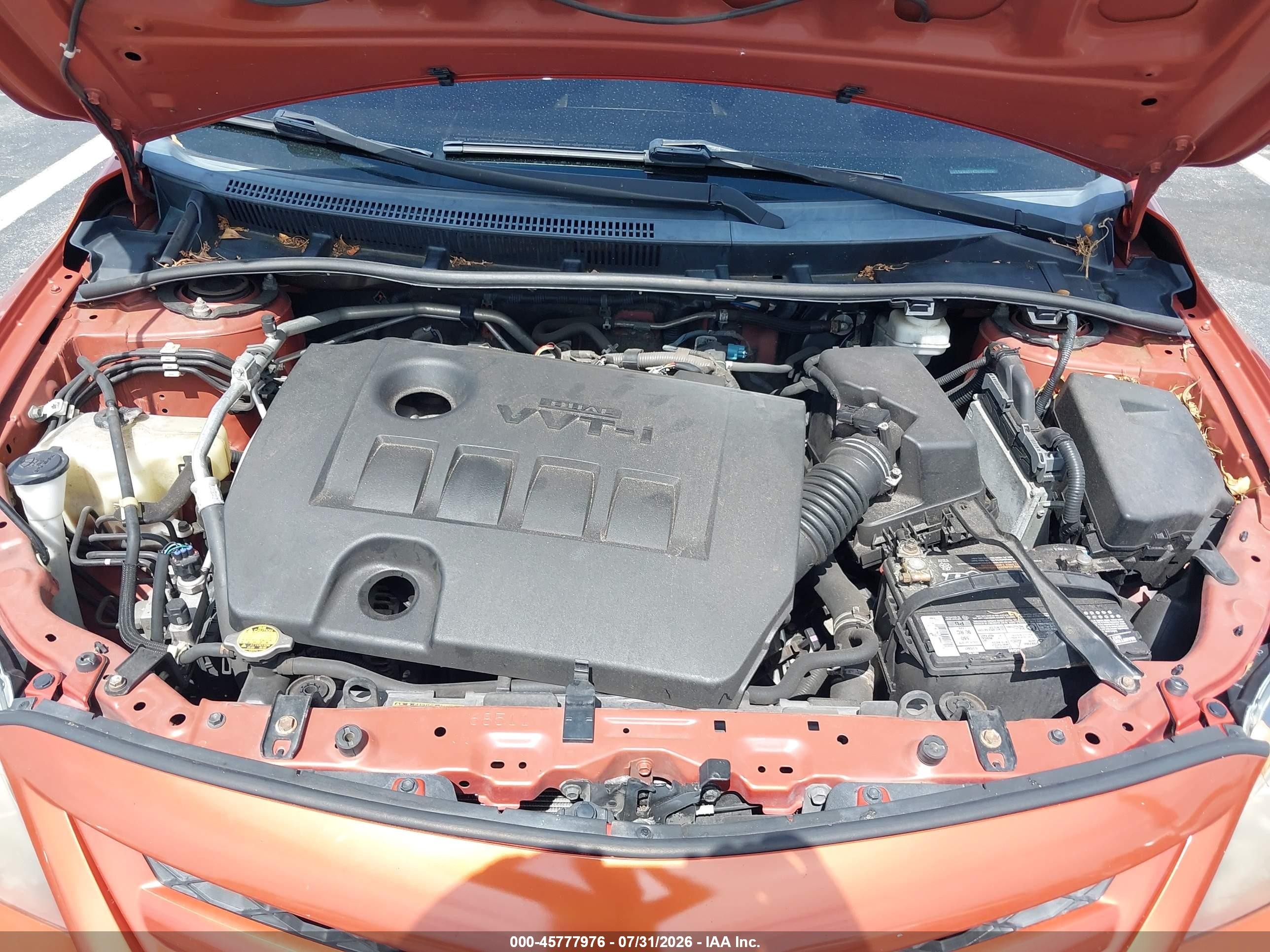 2013 Toyota Corolla S Special Edition Orange vin: 2T1BU4EE9DC075526