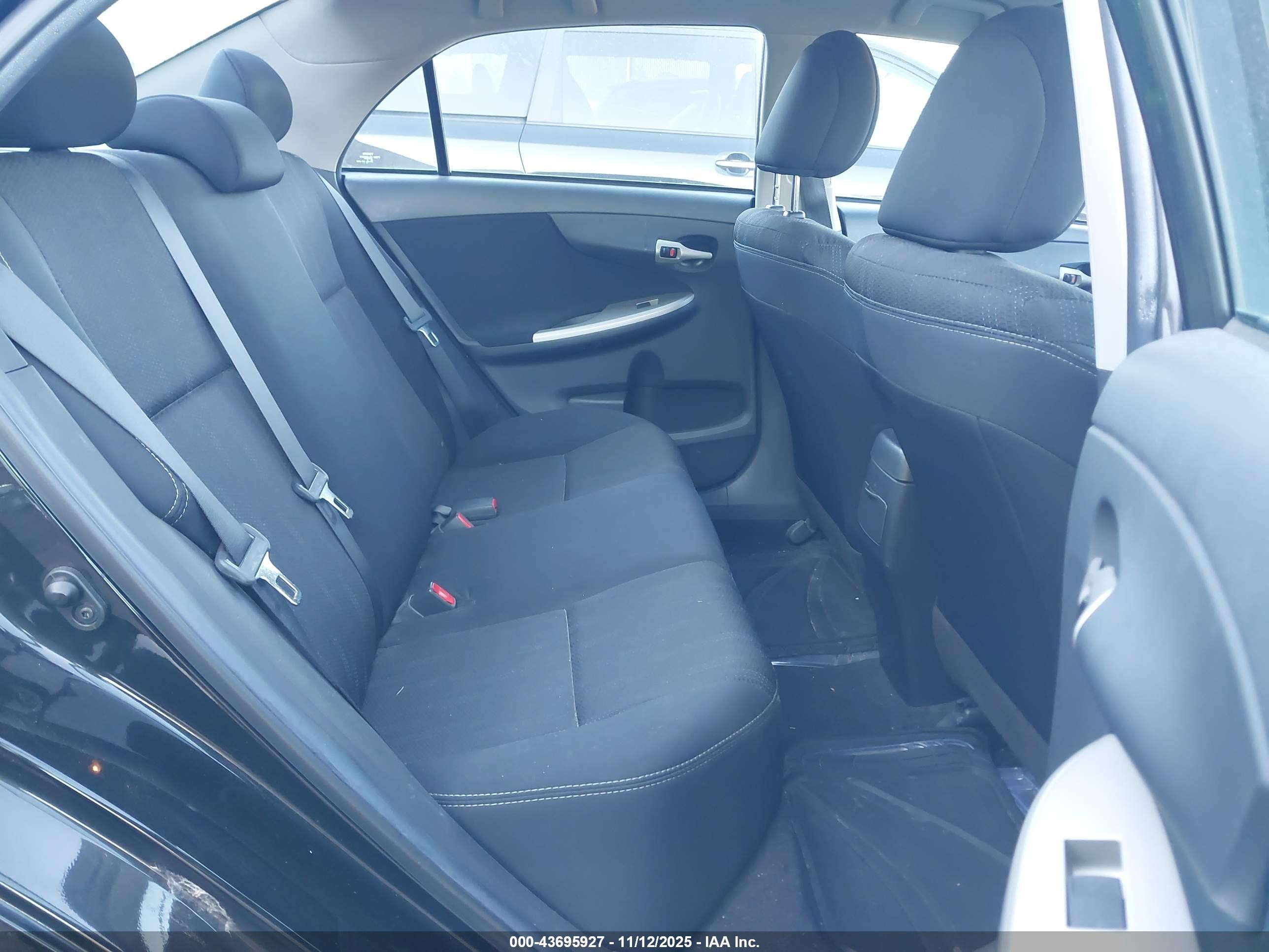 2013 Toyota Corolla S Black vin: 2T1BU4EE9DC079091