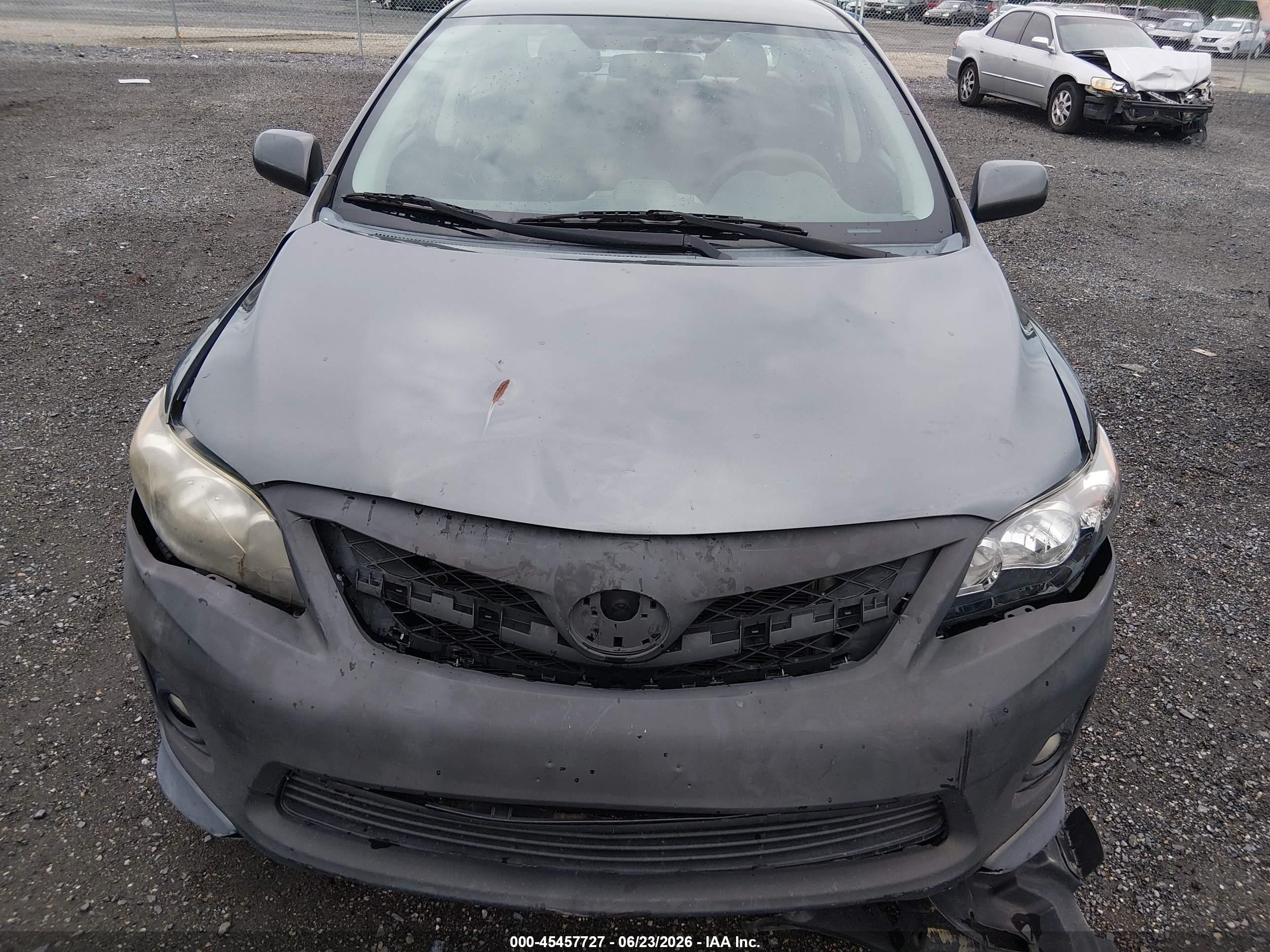 2013 Toyota Corolla S Gray vin: 2T1BU4EE9DC102305