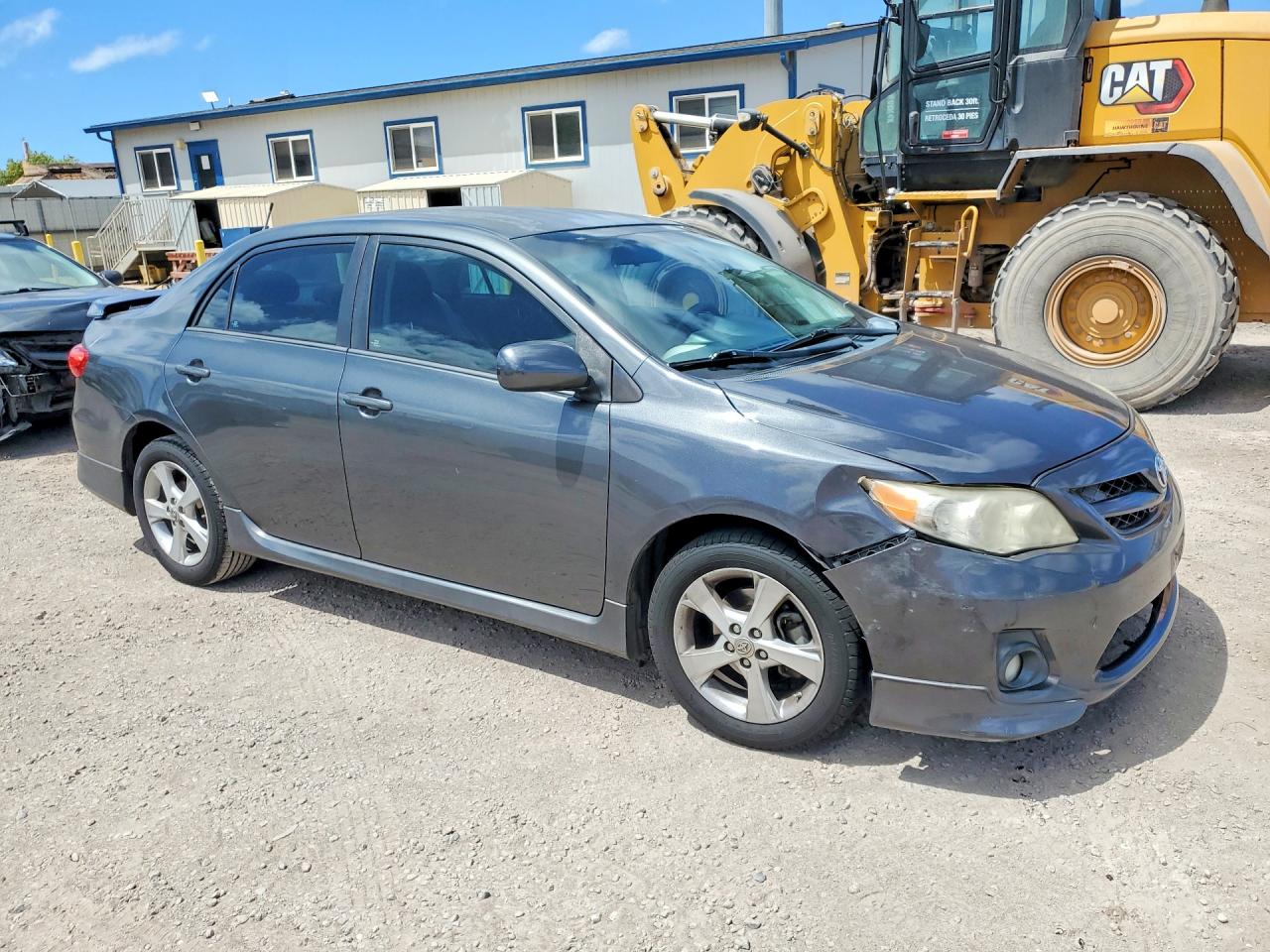 2013 Toyota Corolla L Gray vin: 2T1BU4EE9DC103390