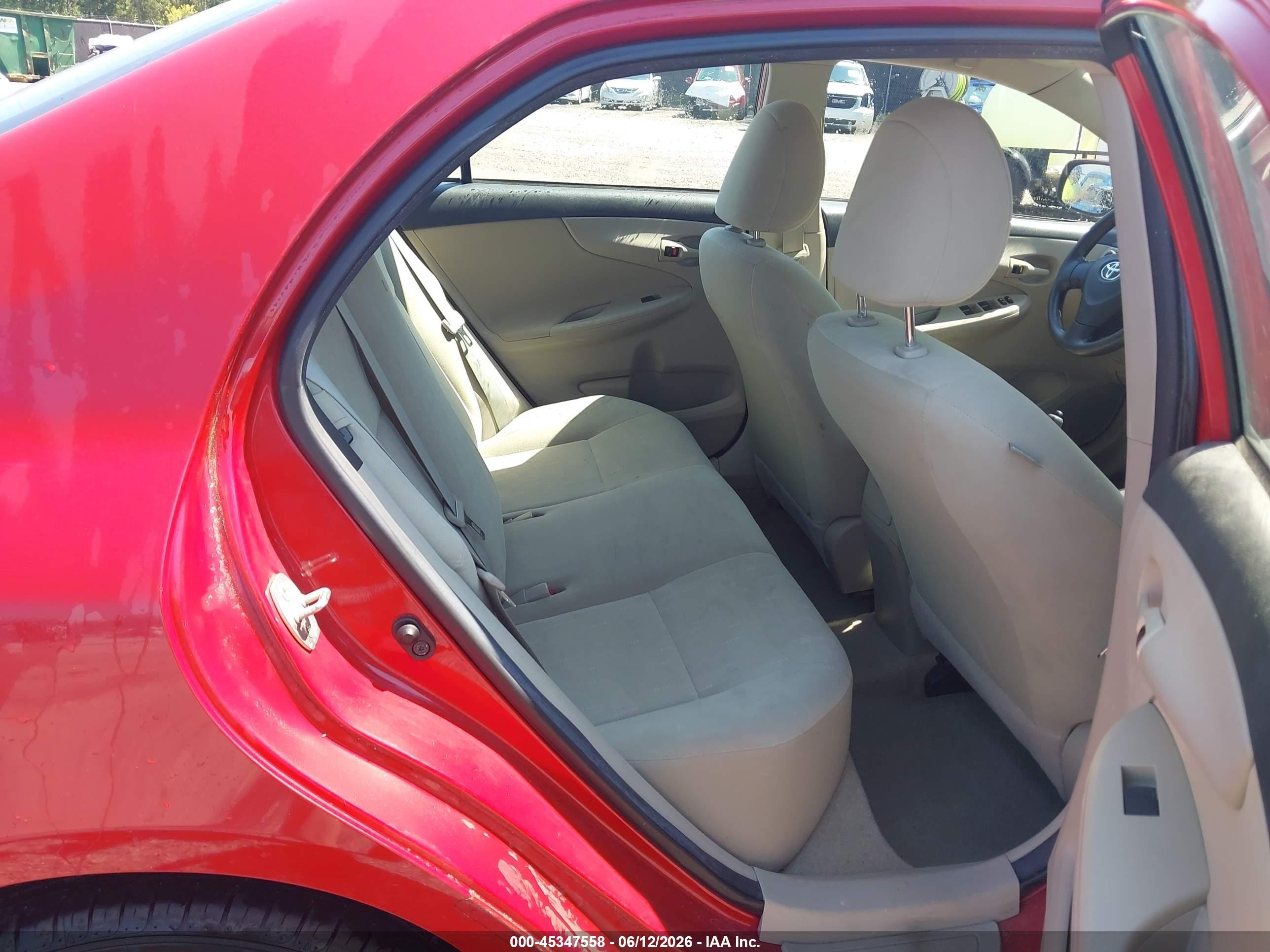 2013 Toyota Corolla L Red vin: 2T1BU4EE9DC109769