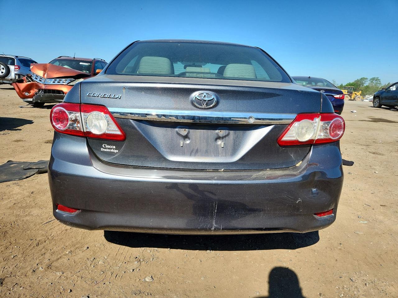2013 Toyota Corolla L Gray vin: 2T1BU4EE9DC115958