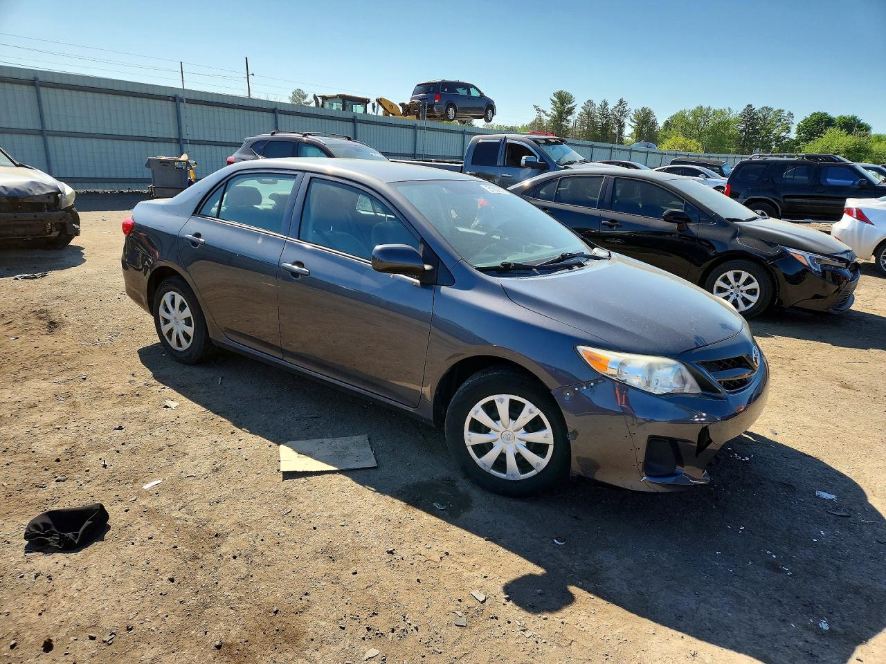 2013 Toyota Corolla L Gray vin: 2T1BU4EE9DC115958