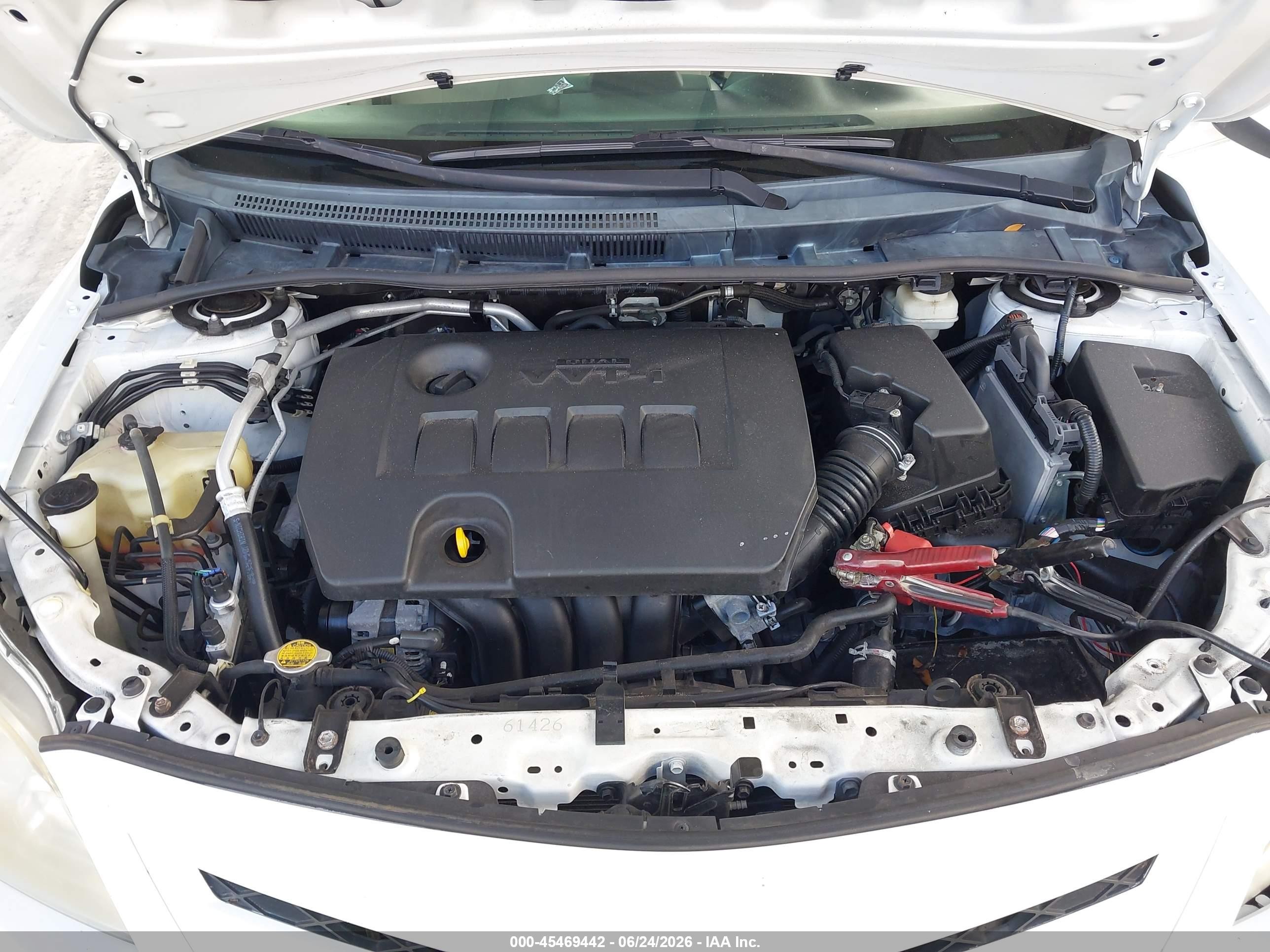 2013 Toyota Corolla L White vin: 2T1BU4EE9DC117970