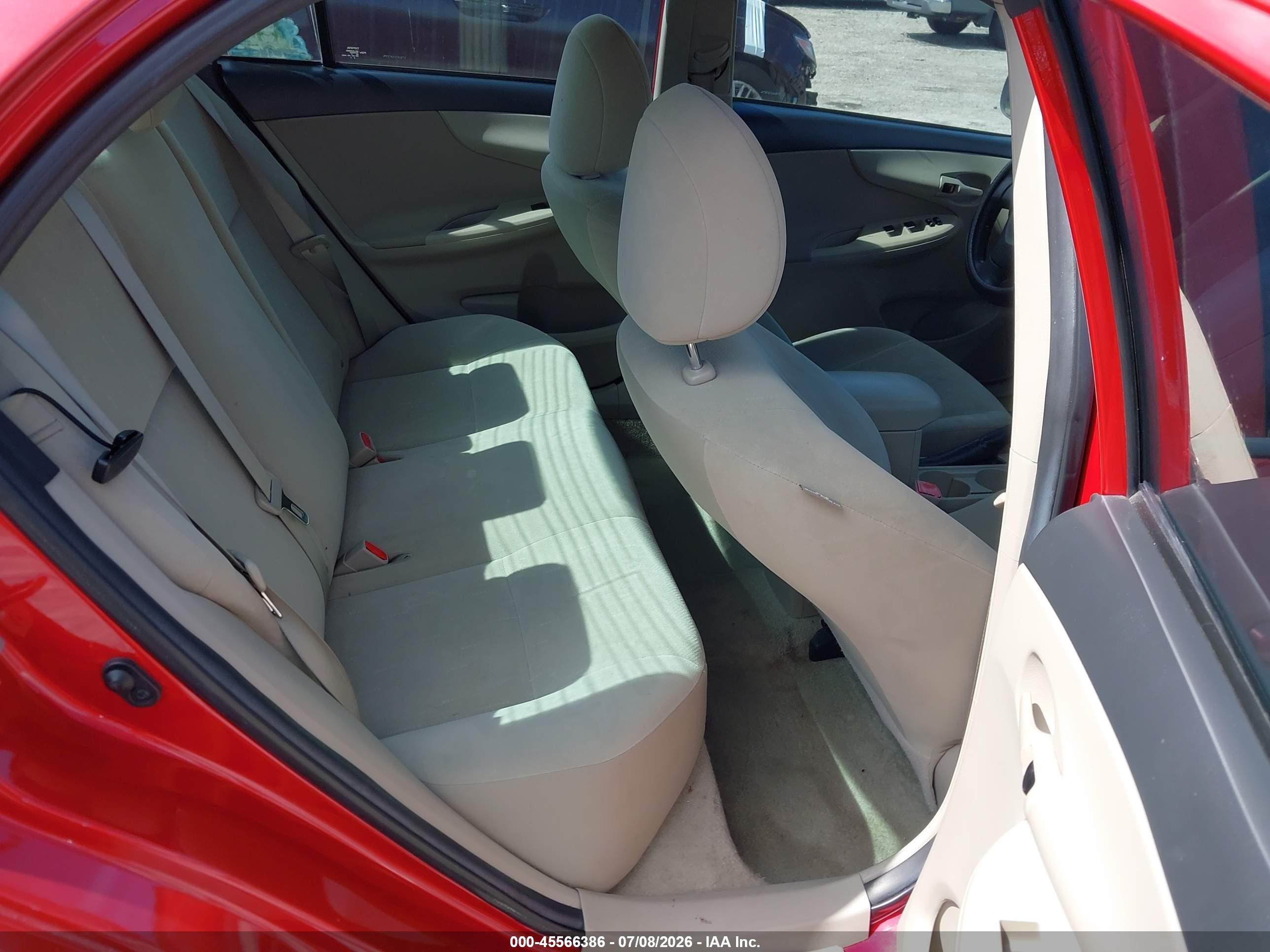 2013 Toyota Corolla L Red vin: 2T1BU4EE9DC121114