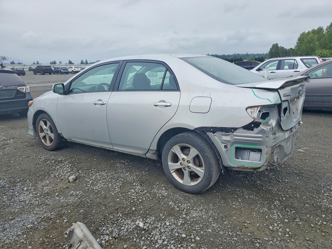 2013 Toyota Corolla S Silver vin: 2T1BU4EE9DC122084
