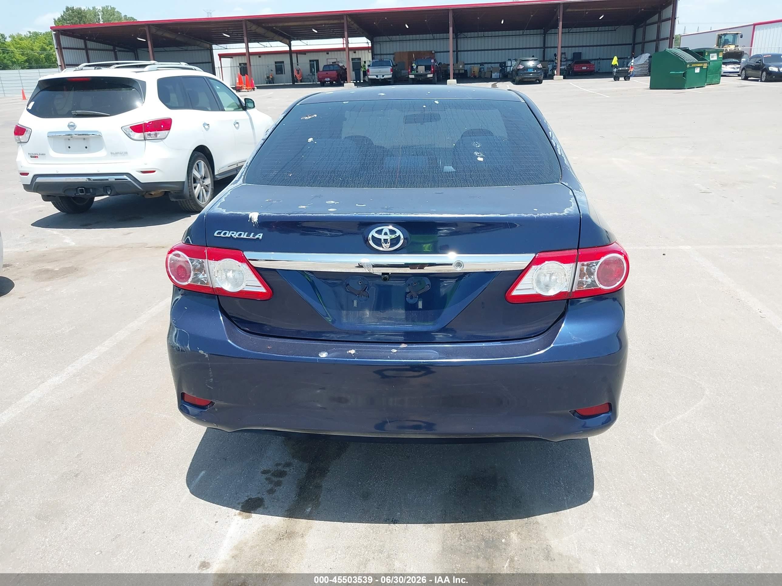 2013 Toyota Corolla L Blue vin: 2T1BU4EE9DC920391