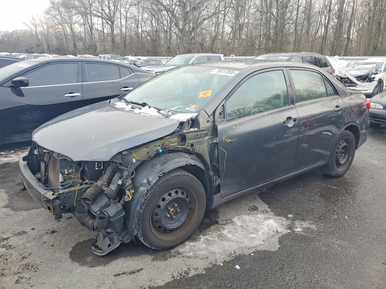 2013 Toyota Corolla Base Charcoal vin: 2T1BU4EE9DC920679