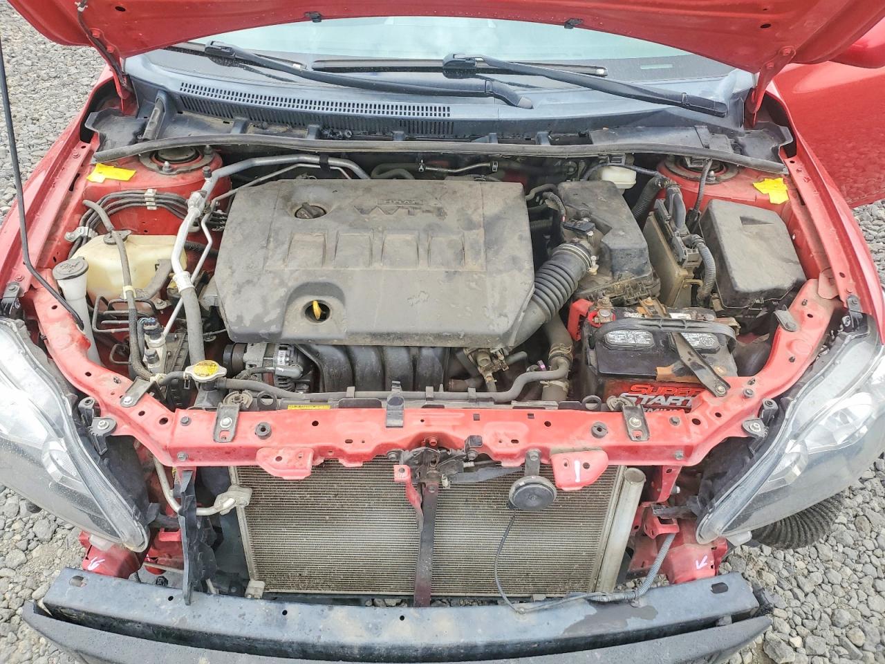 2013 Toyota Corolla S Red vin: 2T1BU4EE9DC925798