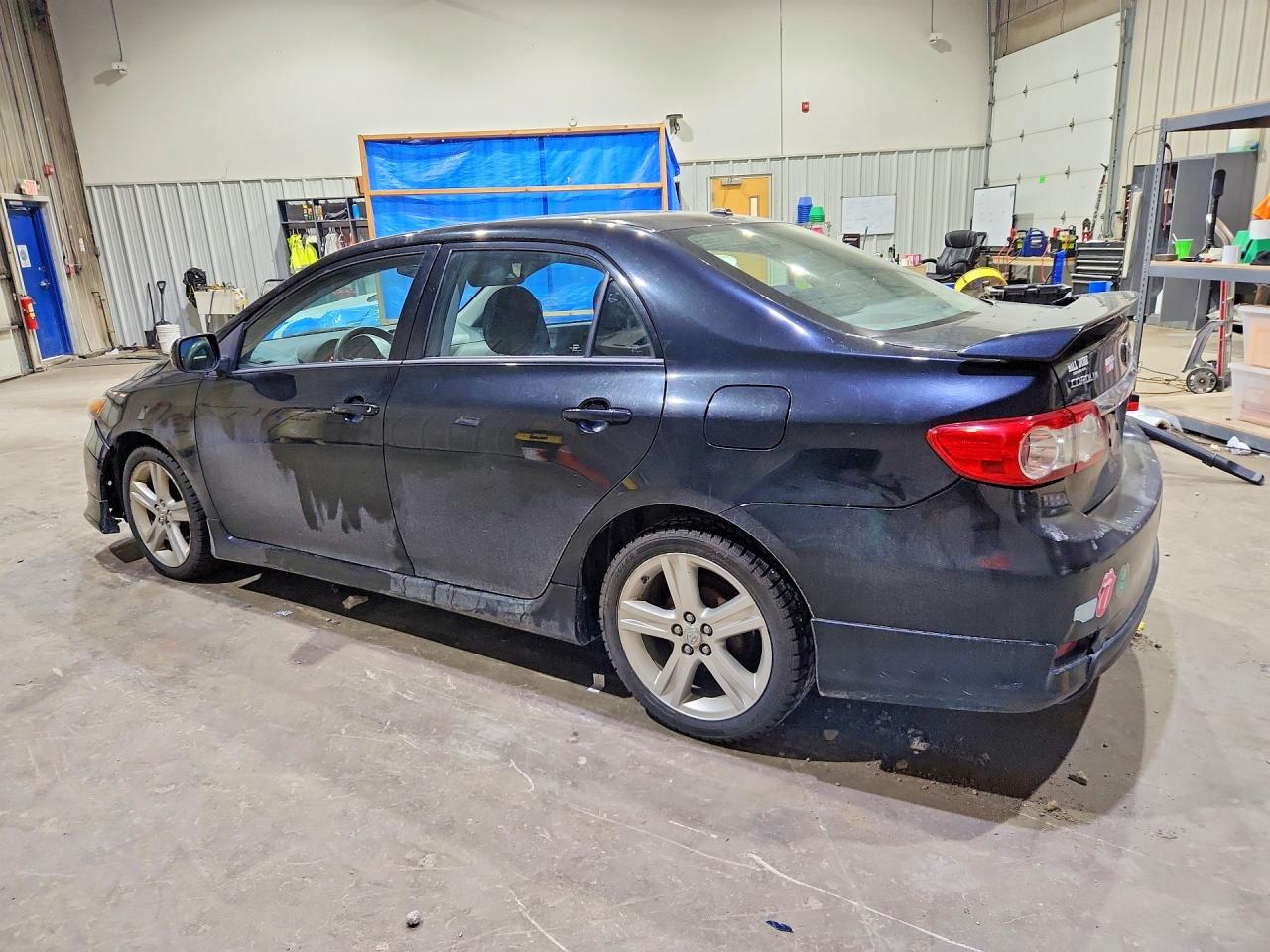 2013 Toyota Corolla S Black vin: 2T1BU4EE9DC948112