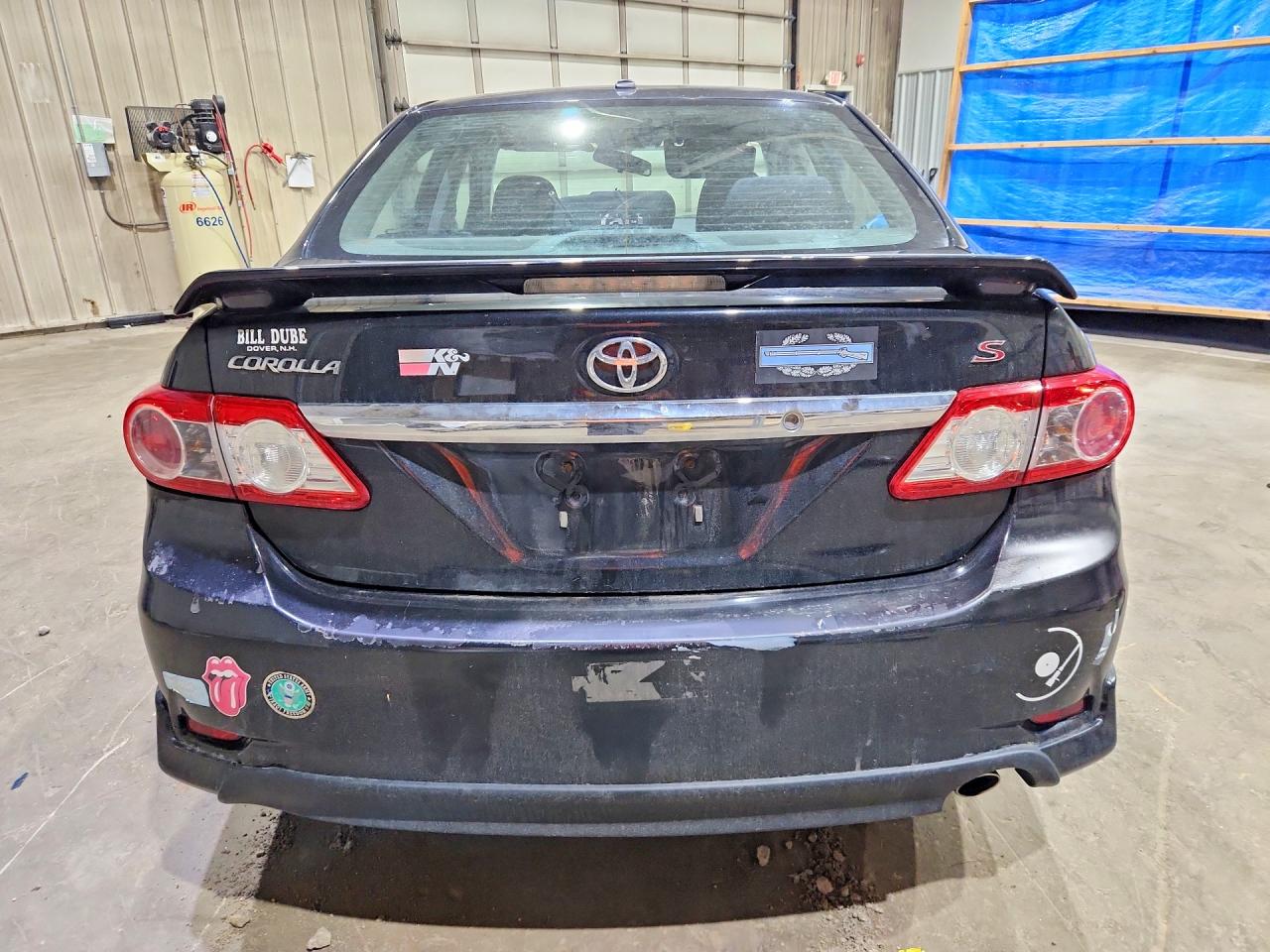 2013 Toyota Corolla S Black vin: 2T1BU4EE9DC948112