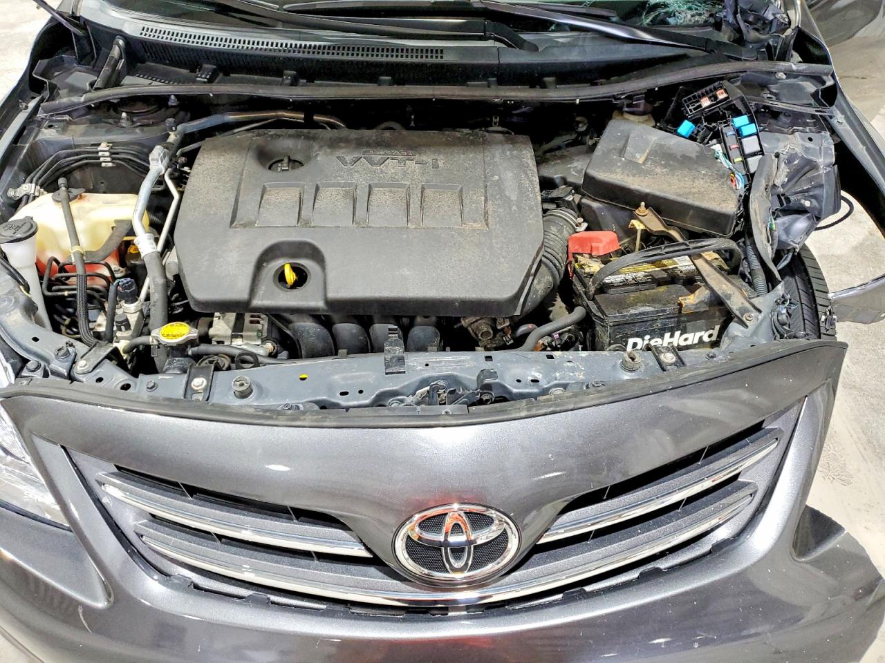 2013 Toyota Corolla Le Gray vin: 2T1BU4EE9DC954377