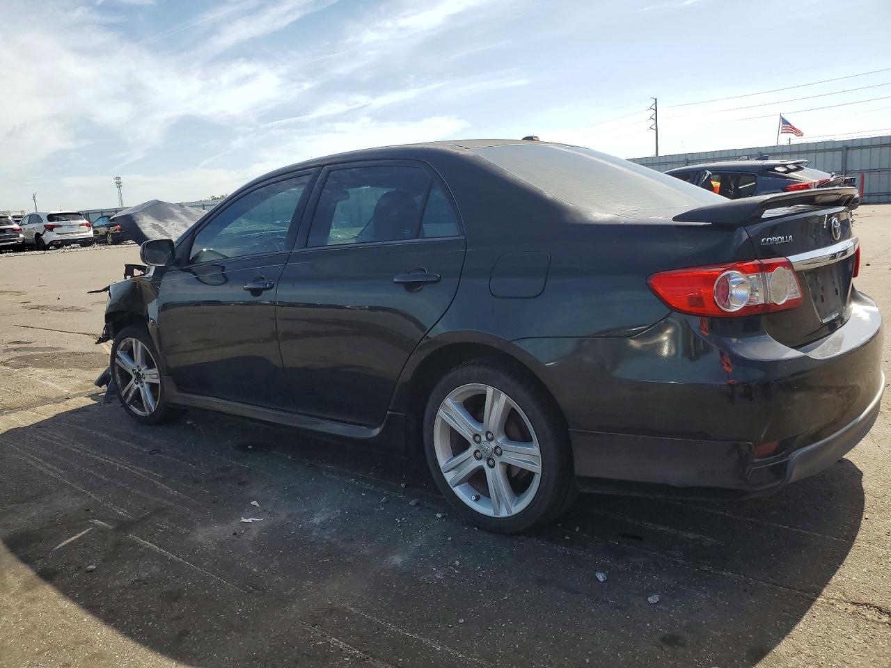 2013 Toyota Corolla S Black vin: 2T1BU4EE9DC959465