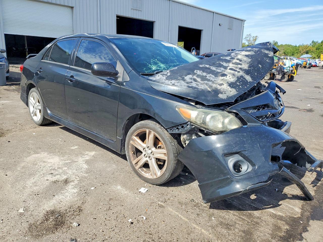 2013 Toyota Corolla S Black vin: 2T1BU4EE9DC959465