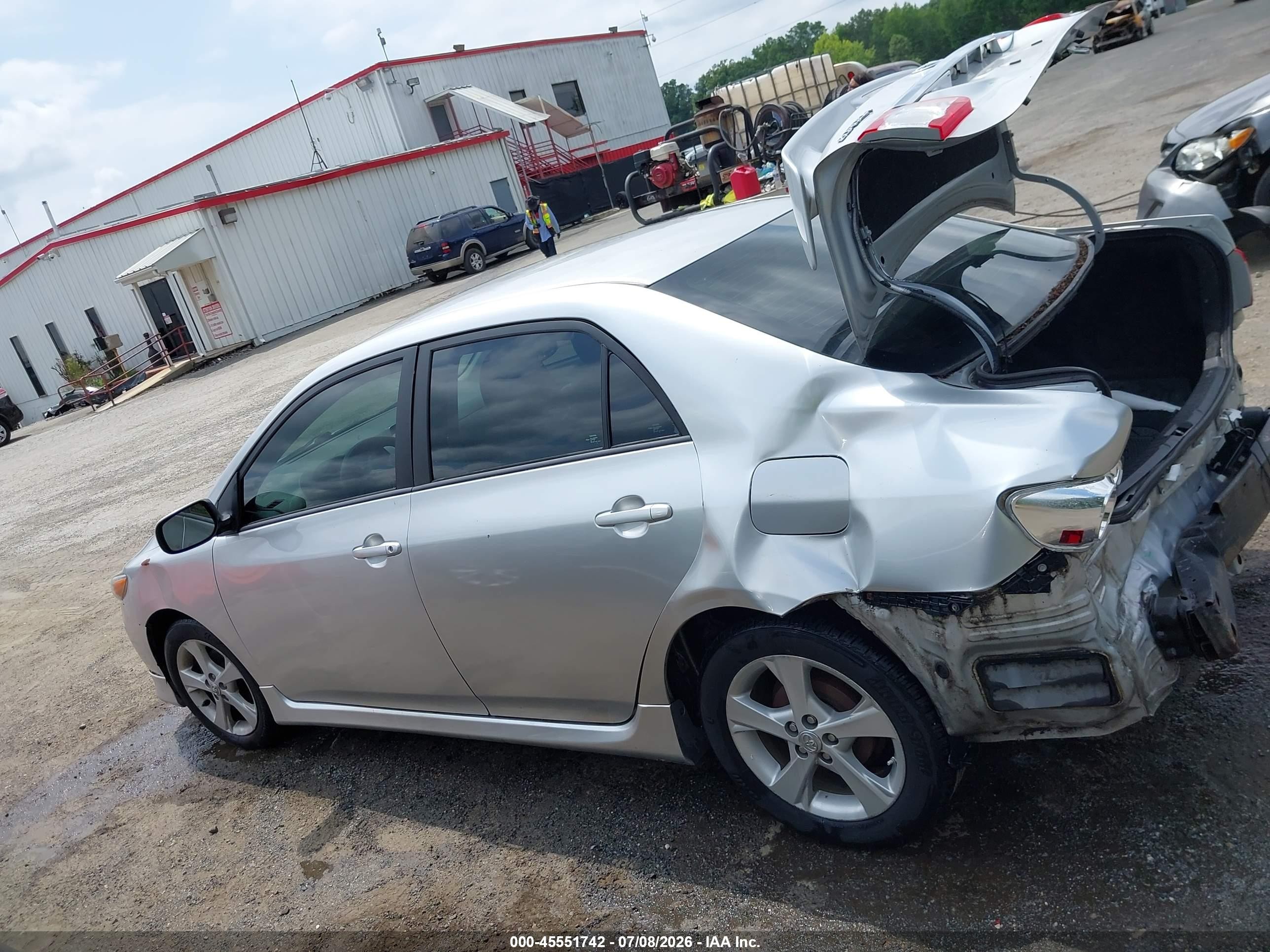 2013 Toyota Corolla S Silver vin: 2T1BU4EE9DC960986