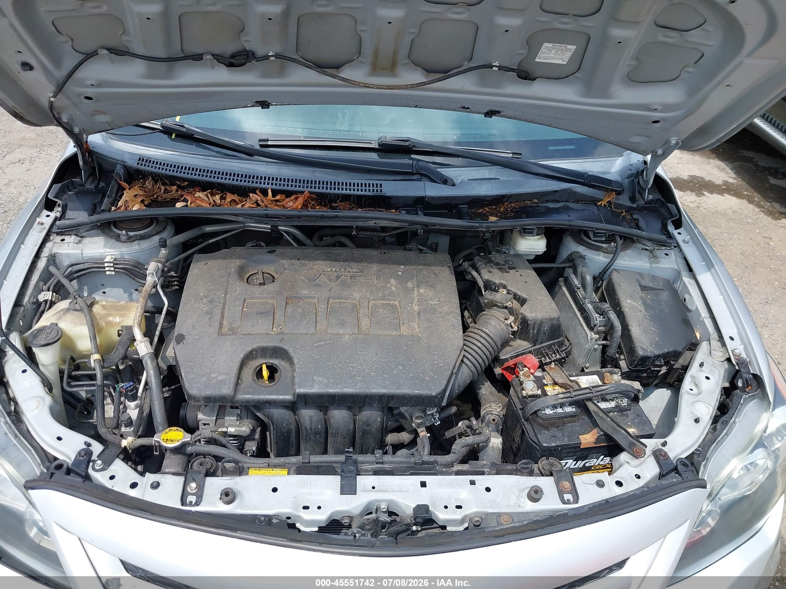 2013 Toyota Corolla S Silver vin: 2T1BU4EE9DC960986