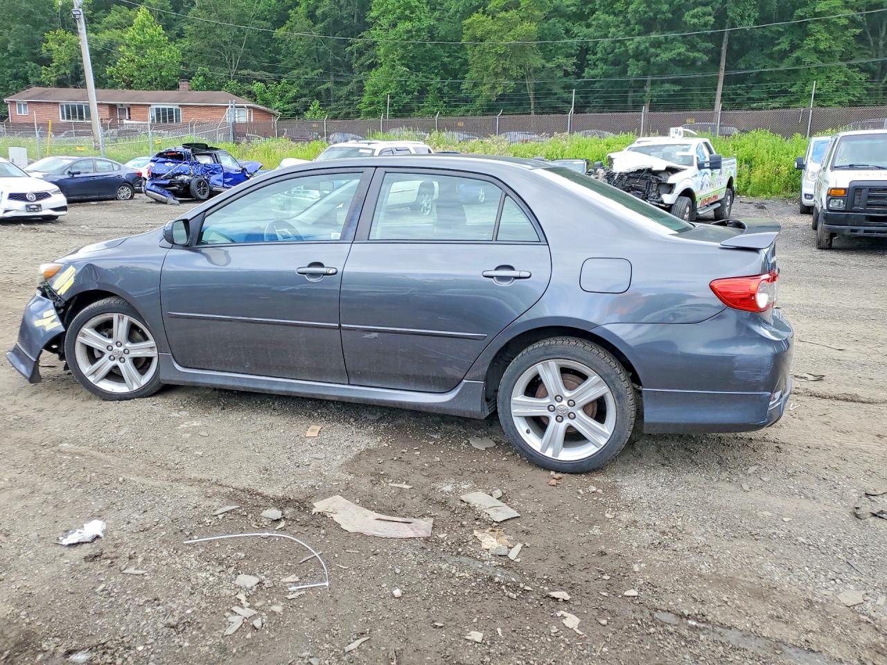 2013 Toyota Corolla S Gray vin: 2T1BU4EE9DC964309