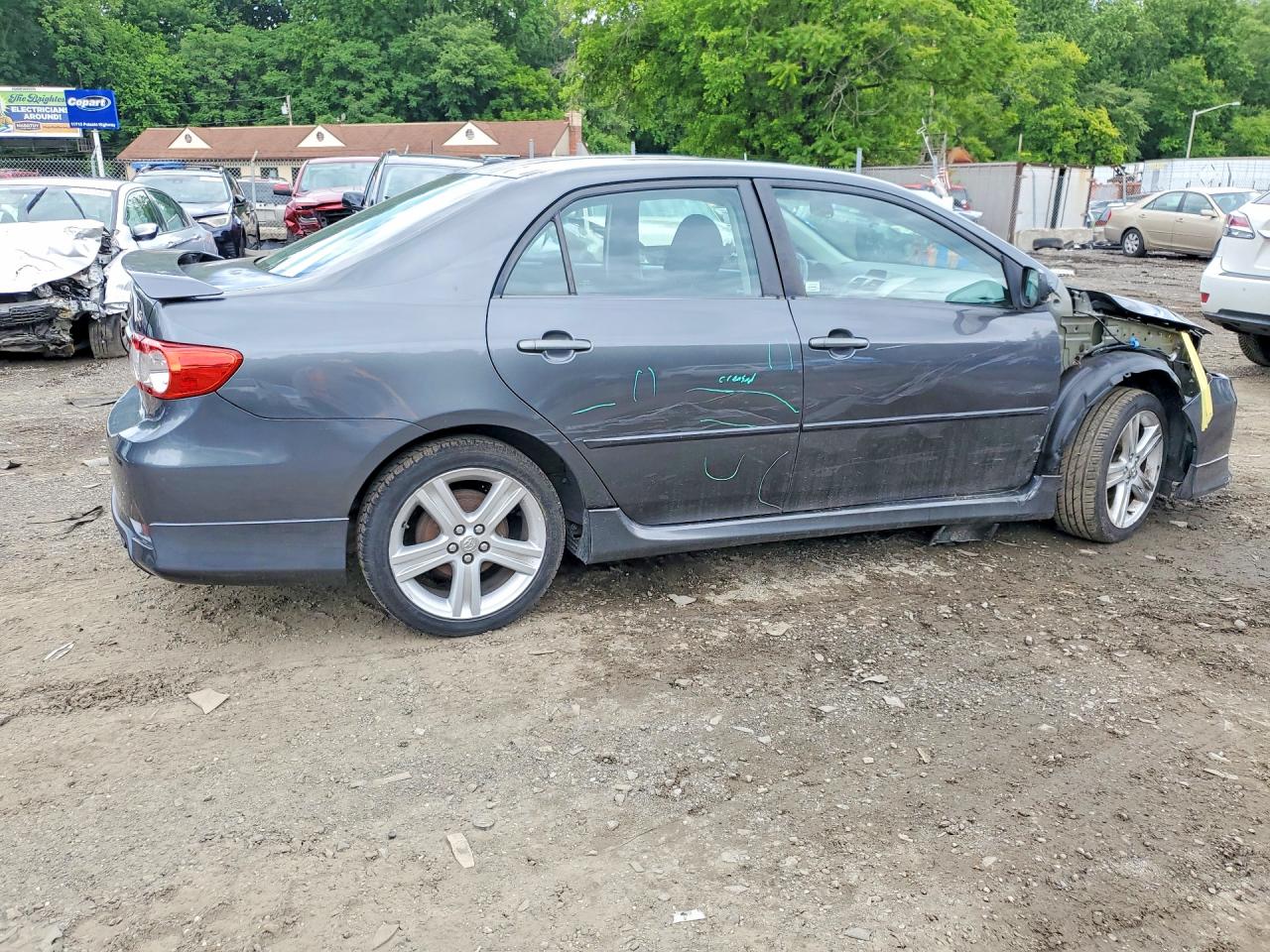2013 Toyota Corolla S Gray vin: 2T1BU4EE9DC964309