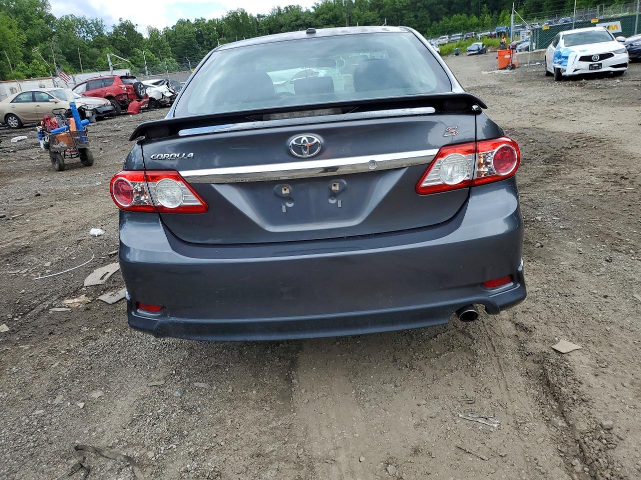2013 Toyota Corolla S Gray vin: 2T1BU4EE9DC964309