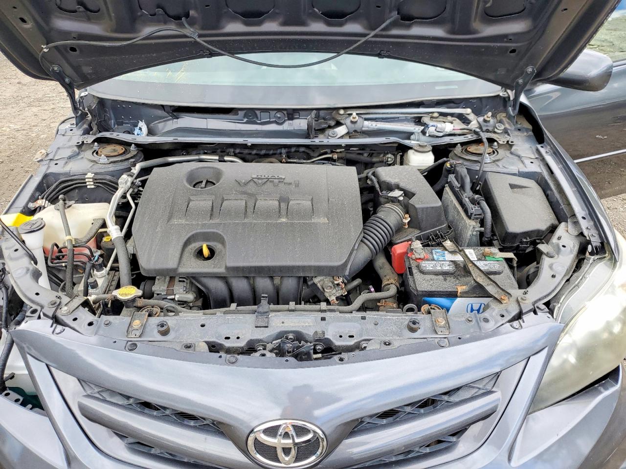 2013 Toyota Corolla S Gray vin: 2T1BU4EE9DC964309