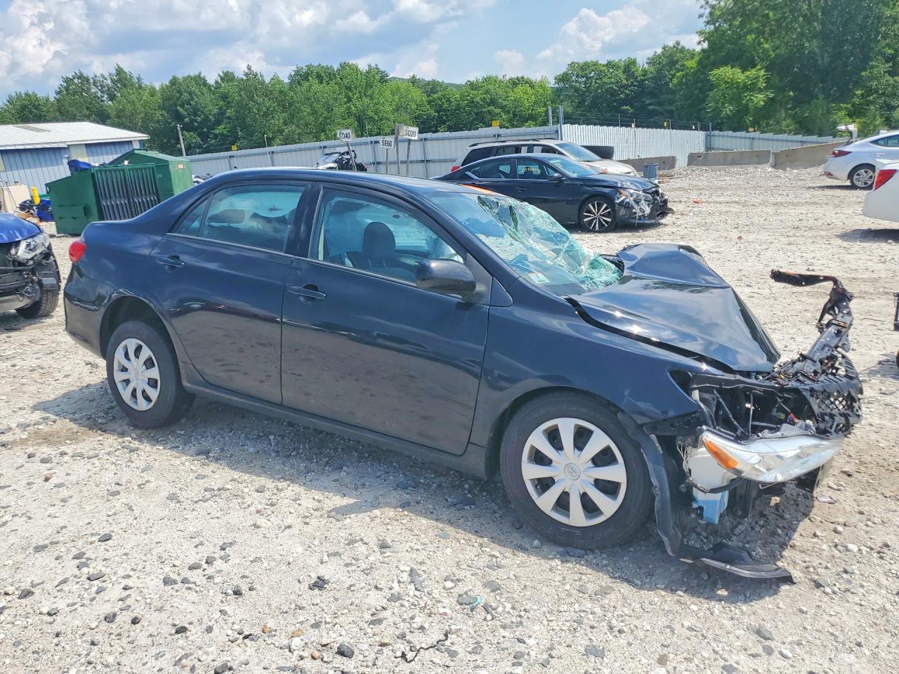 2013 Toyota Corolla L Black vin: 2T1BU4EE9DC965492