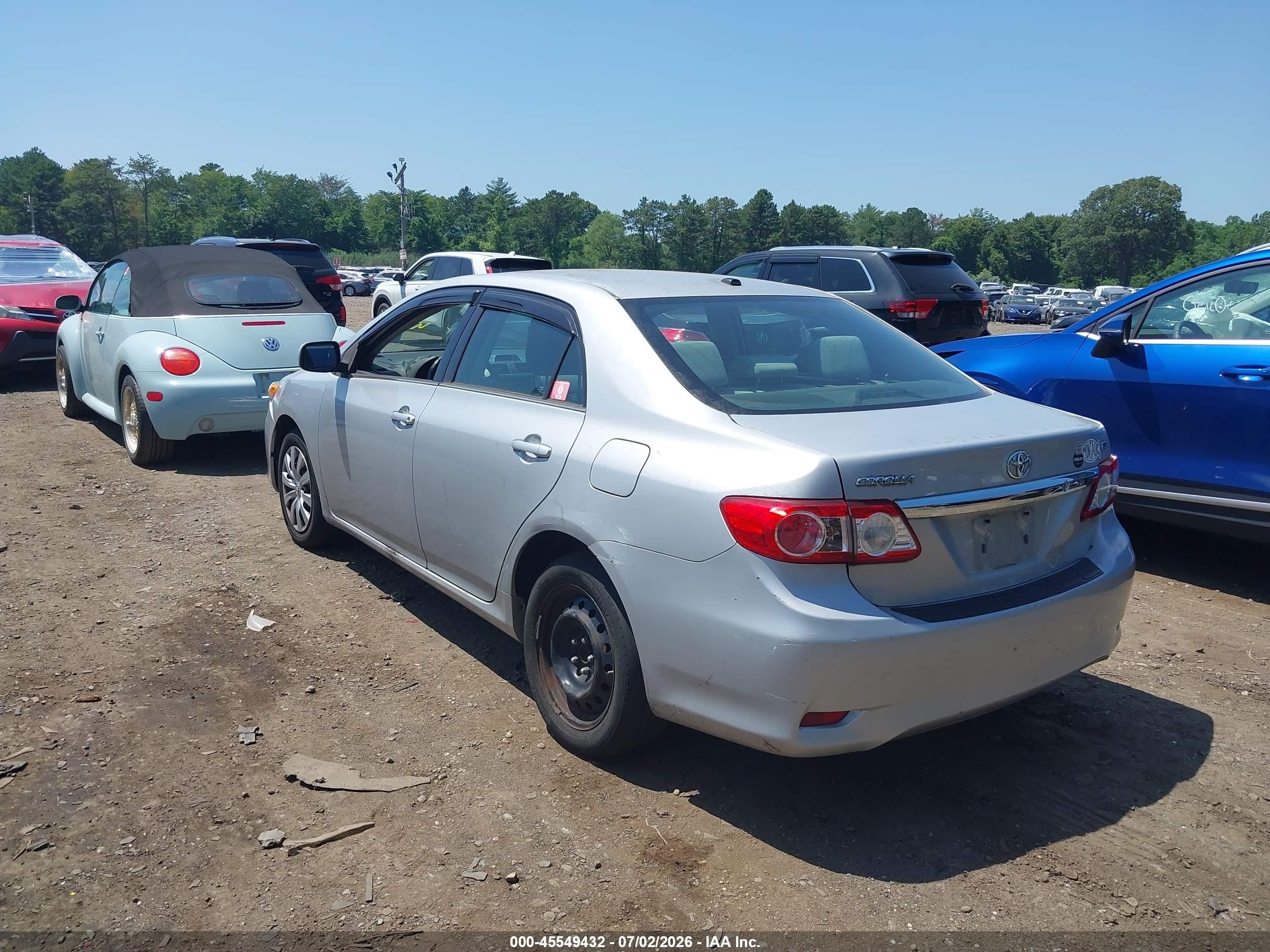 2013 Toyota Corolla Le Silver vin: 2T1BU4EE9DC969266