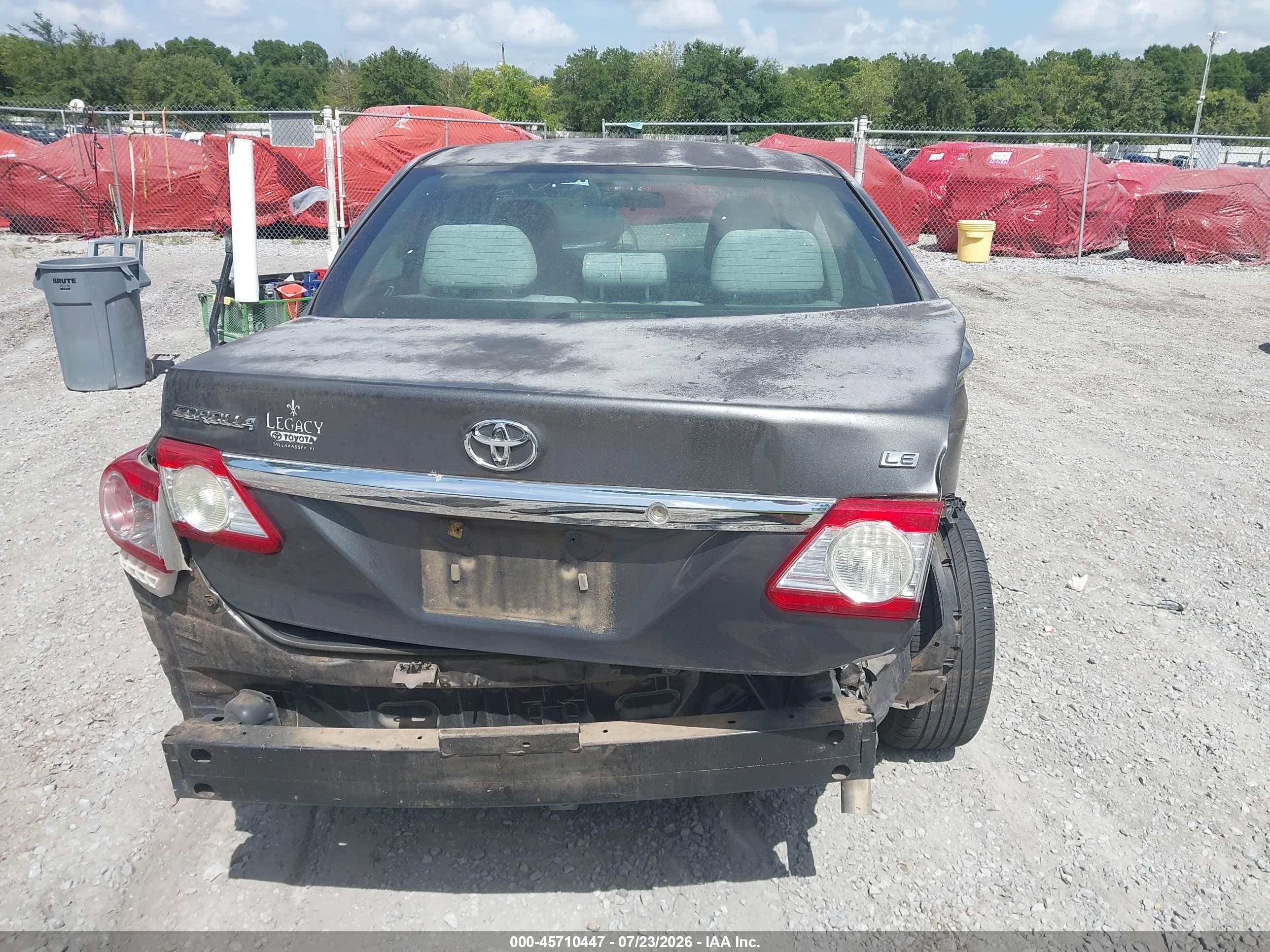 2013 Toyota Corolla Le Серый vin: 2T1BU4EE9DC976668