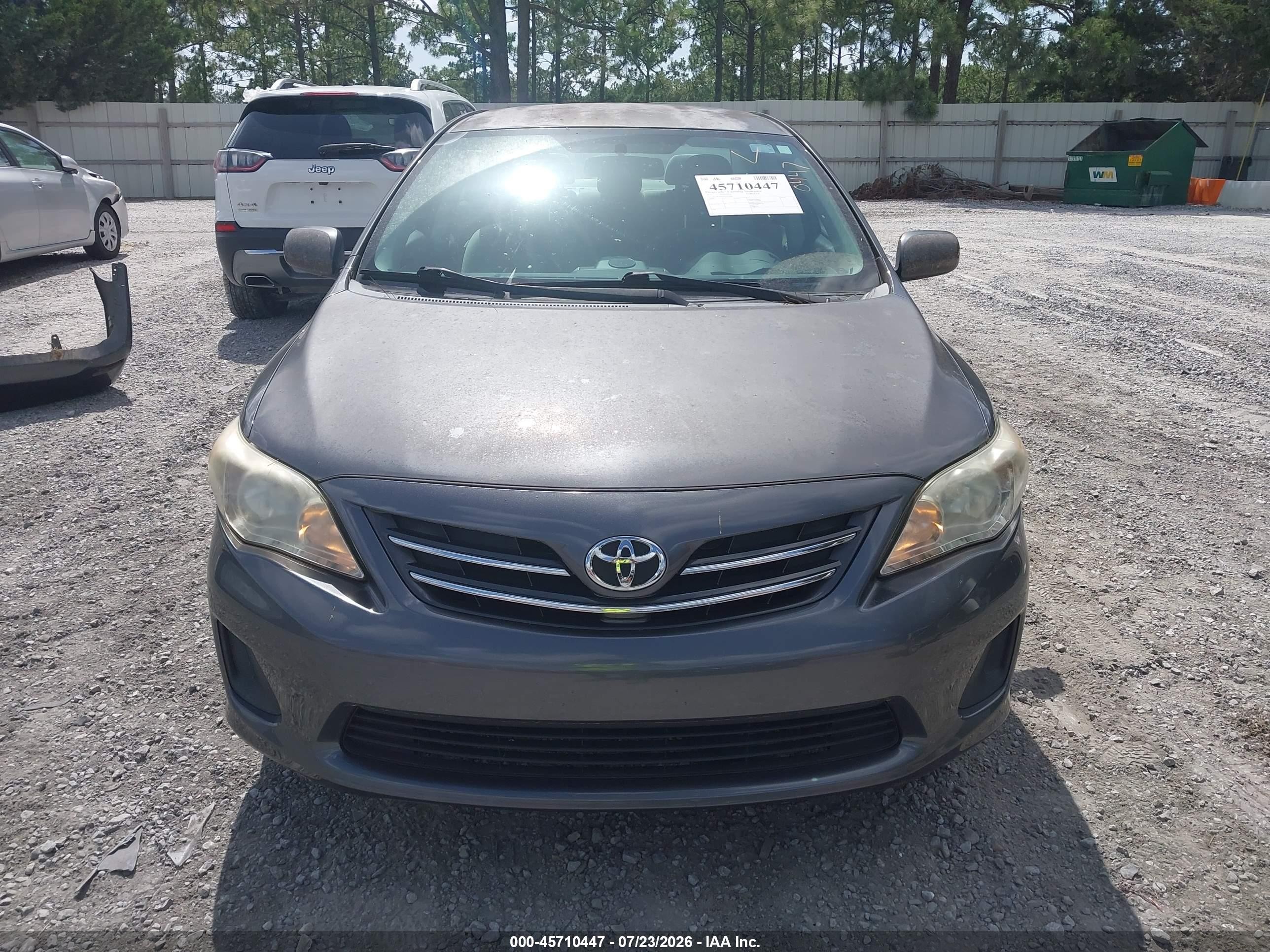 2013 Toyota Corolla Le Серый vin: 2T1BU4EE9DC976668