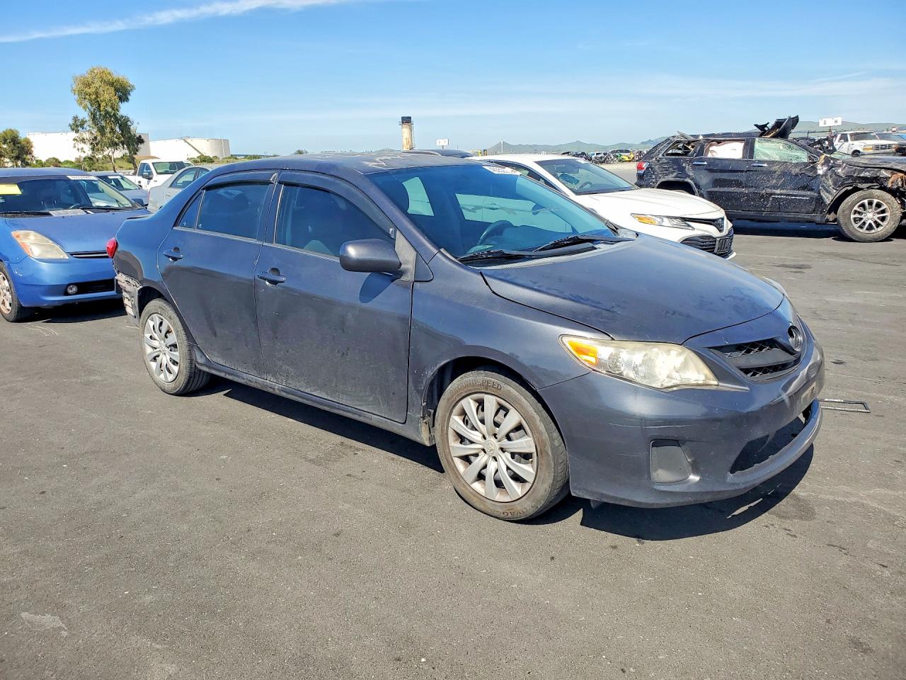 2013 Toyota Corolla Gray vin: 2T1BU4EE9DC990389