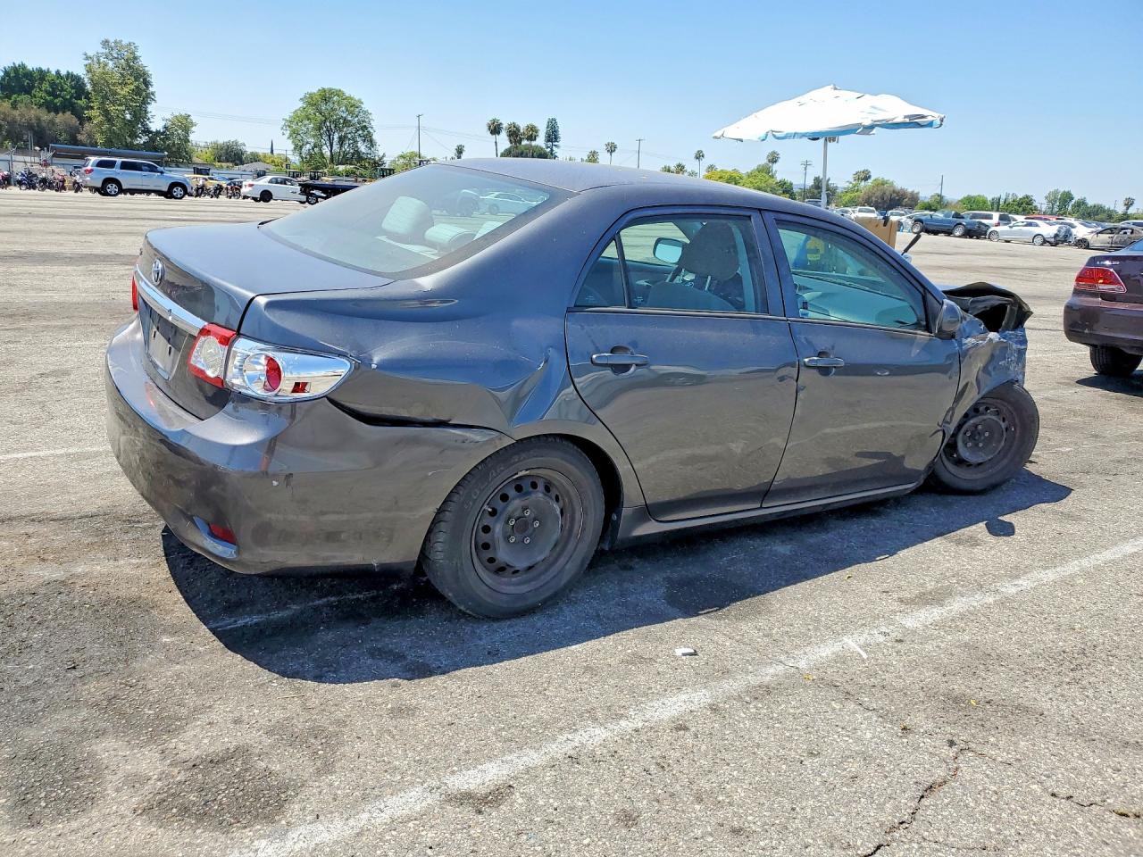2013 Toyota Corolla L Gray vin: 2T1BU4EE9DC994197