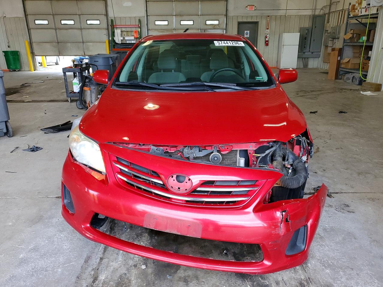 2013 Toyota Corolla Le Red vin: 2T1BU4EE9DC998024