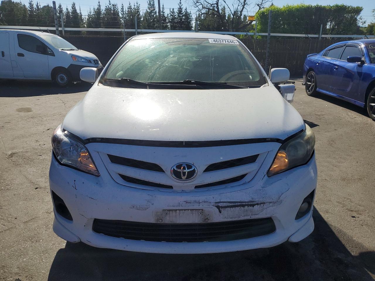 2013 Toyota Corolla S White vin: 2T1BU4EE9DC998637