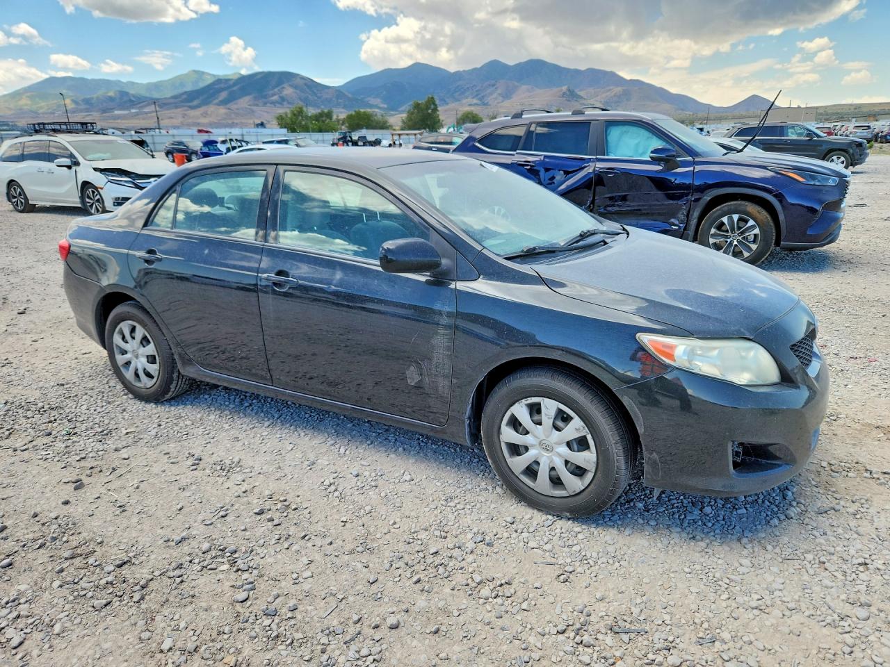 2010 Toyota Corolla Le Black vin: 2T1BU4EEXAC225591