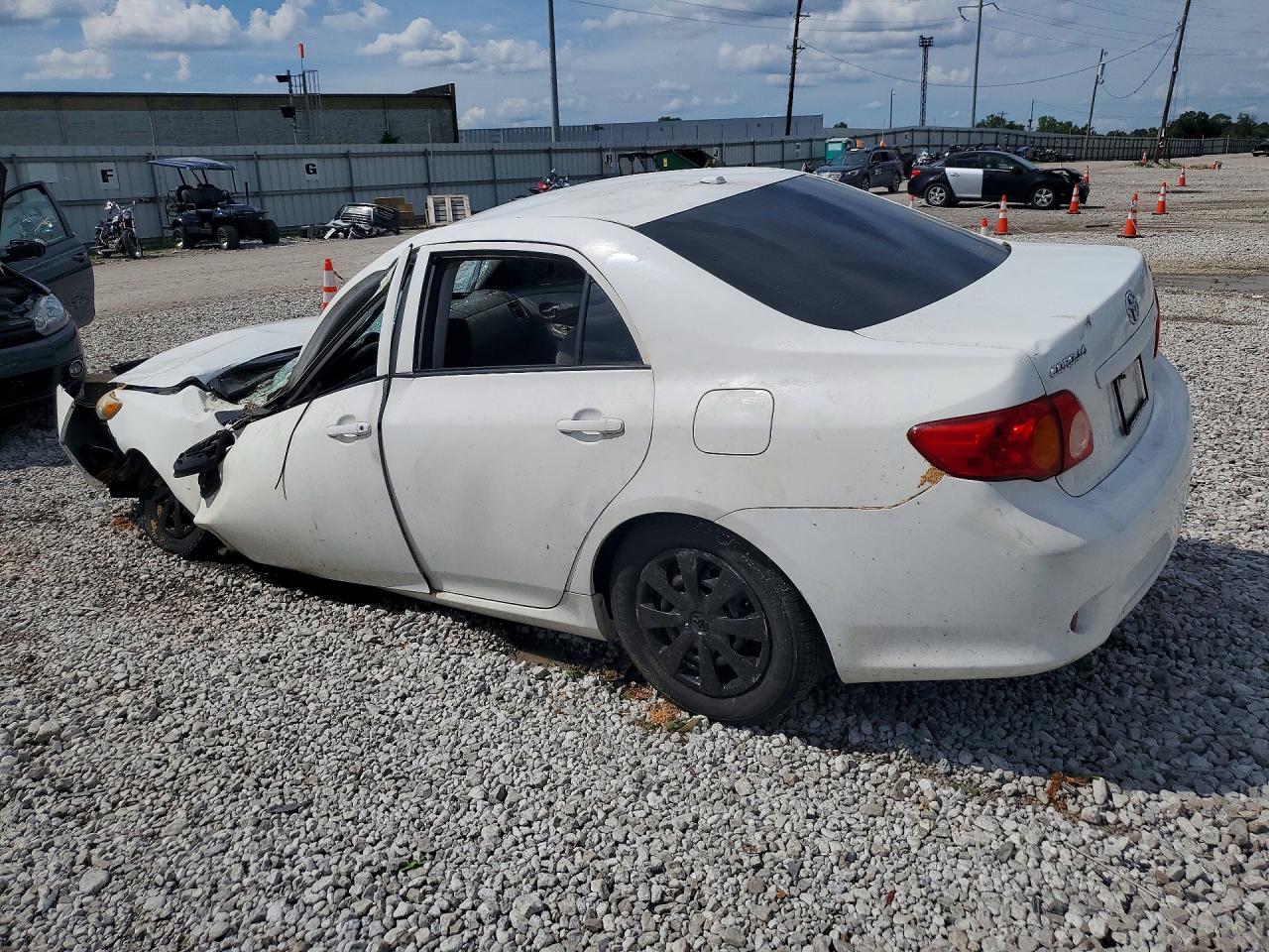 2010 Toyota Corolla Le White vin: 2T1BU4EEXAC231343