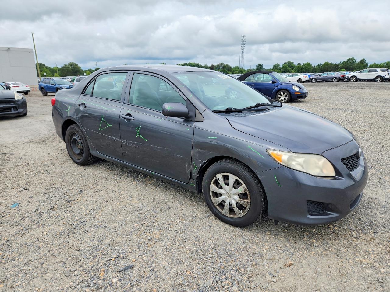 2010 Toyota Corolla Le Серый vin: 2T1BU4EEXAC234808