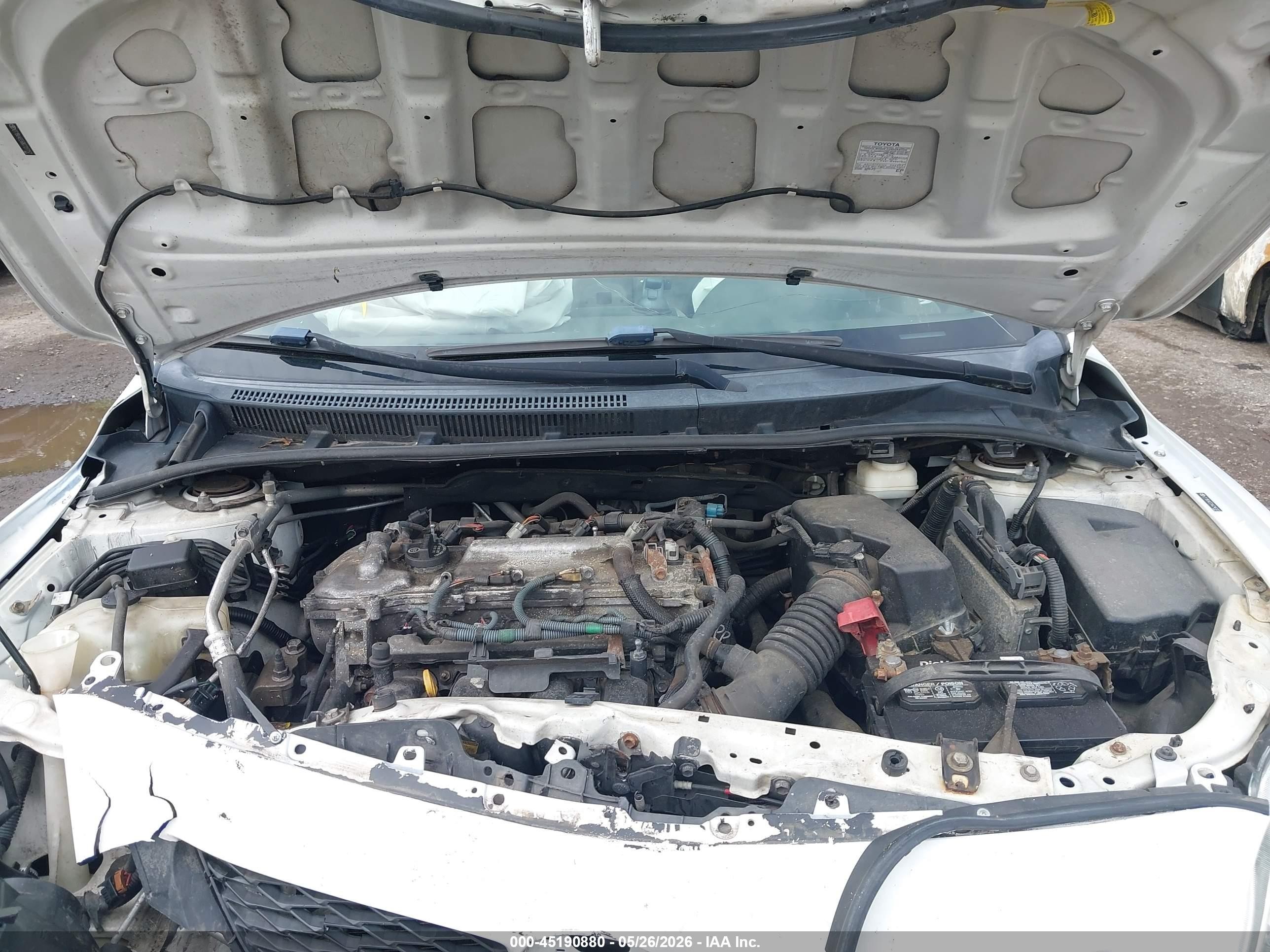 2010 Toyota Corolla Le White vin: 2T1BU4EEXAC246103