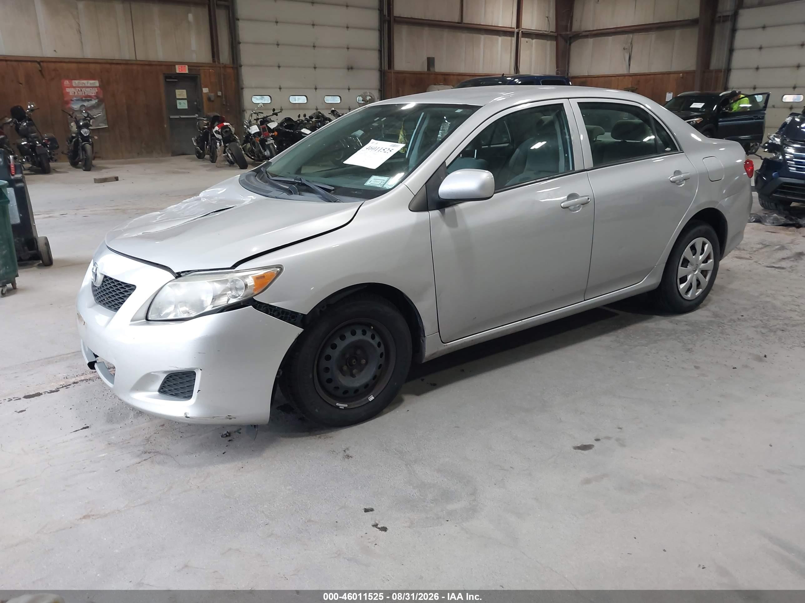 2010 Toyota Corolla Le Серый vin: 2T1BU4EEXAC260003