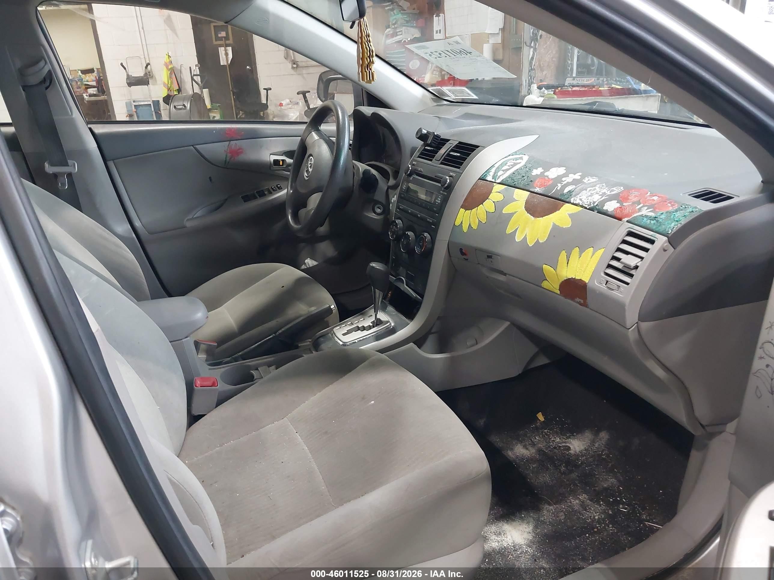 2010 Toyota Corolla Le Серый vin: 2T1BU4EEXAC260003