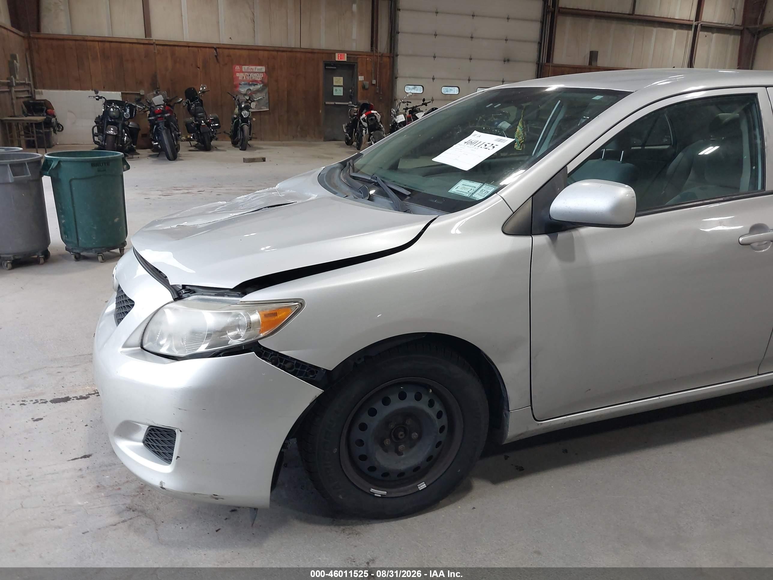 2010 Toyota Corolla Le Серый vin: 2T1BU4EEXAC260003