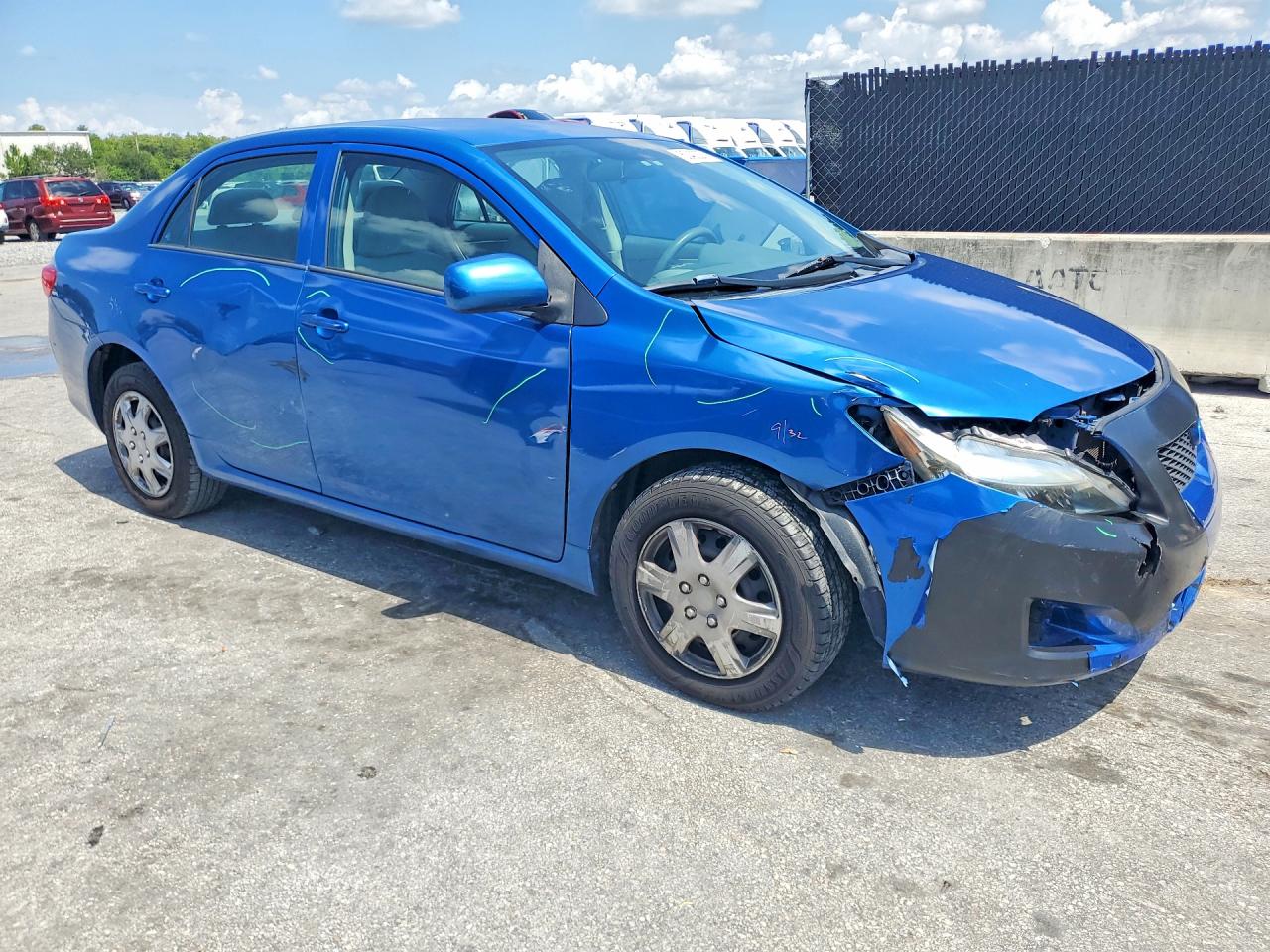 2010 Toyota Corolla Le Синий vin: 2T1BU4EEXAC260941
