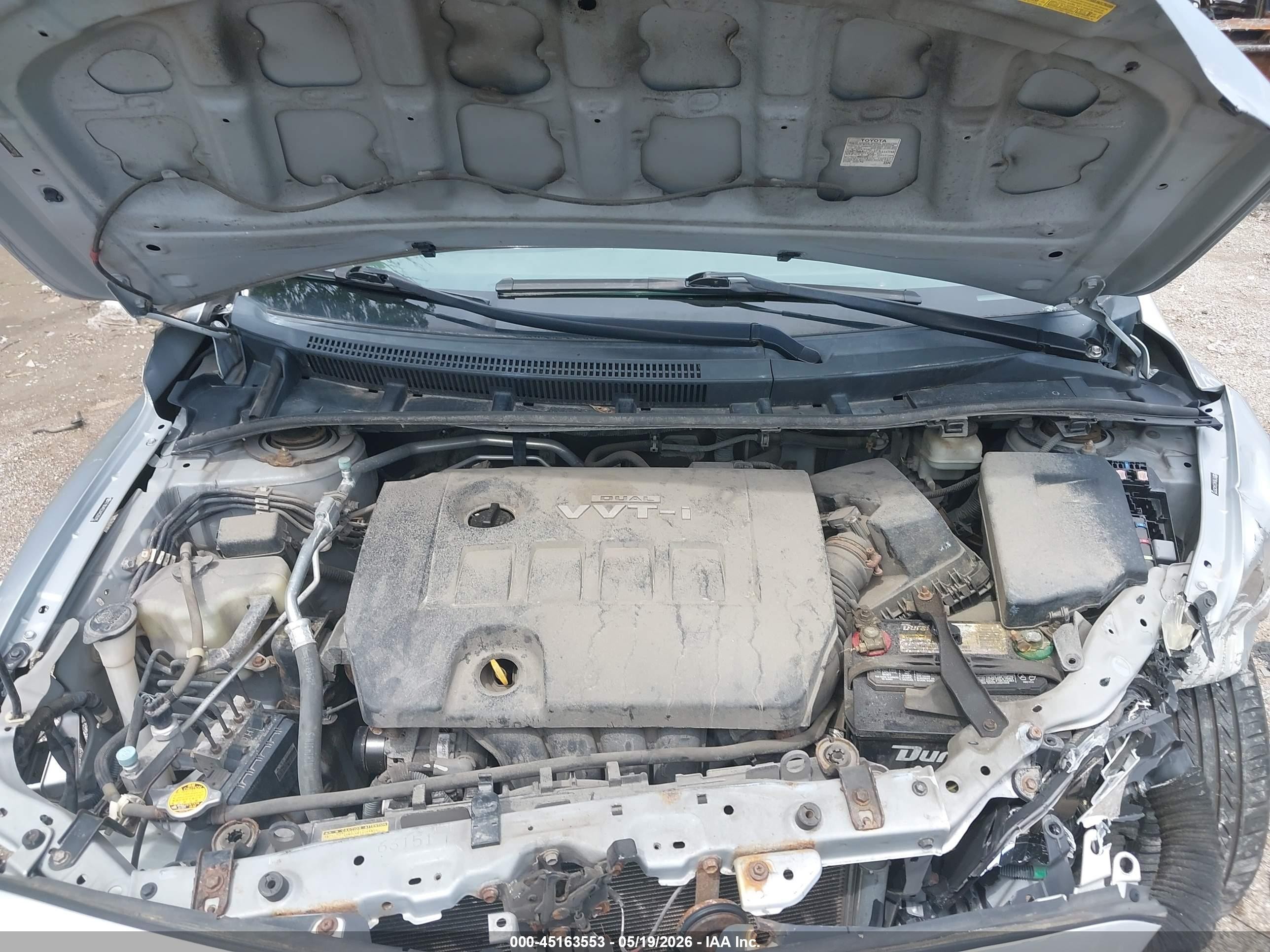 2010 Toyota Corolla S Silver vin: 2T1BU4EEXAC293115