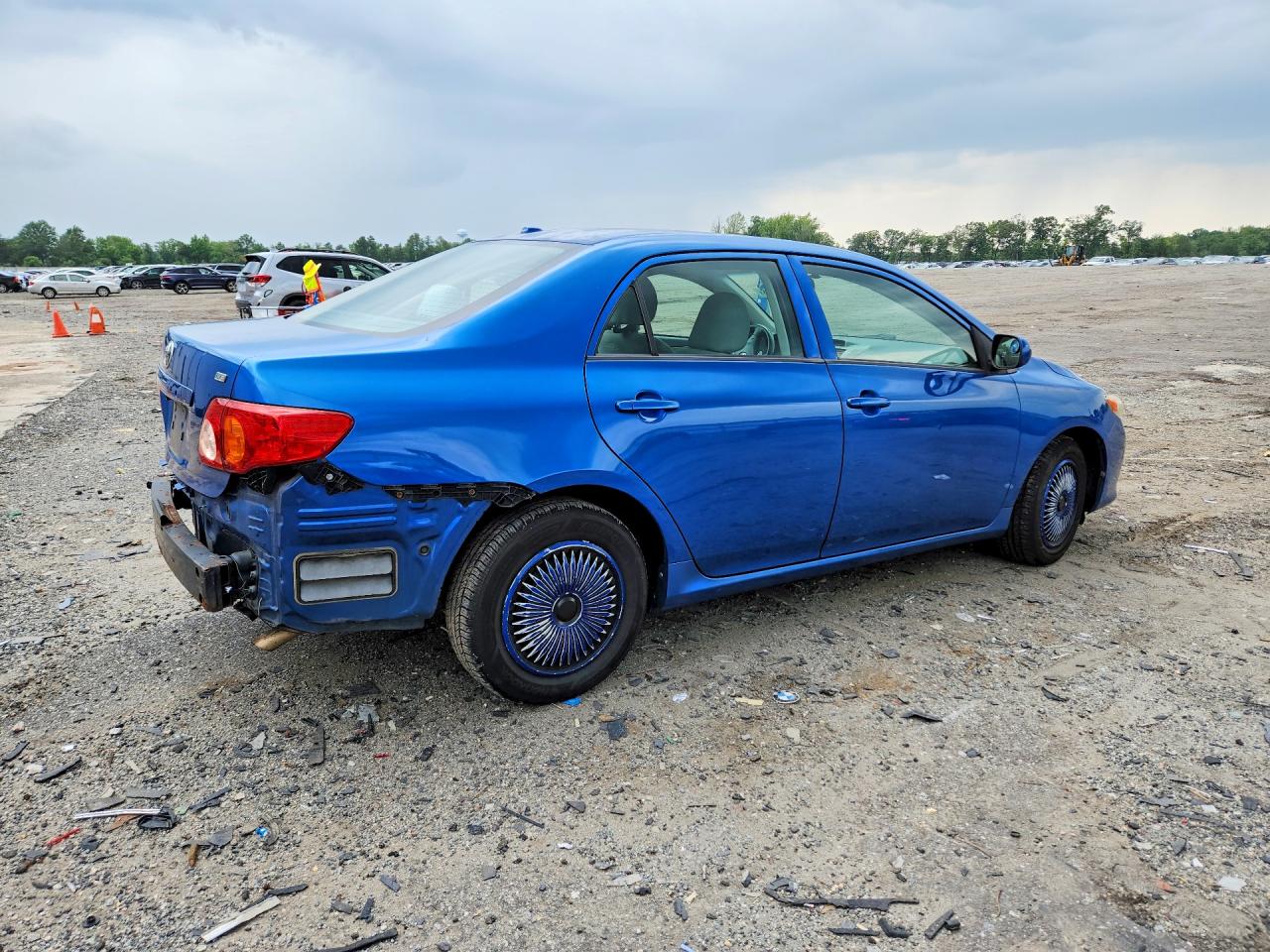 2010 Toyota Corolla Le Blue vin: 2T1BU4EEXAC296385