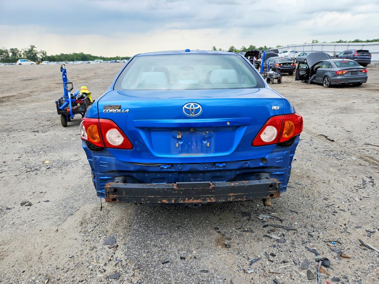 2010 Toyota Corolla Le Blue vin: 2T1BU4EEXAC296385