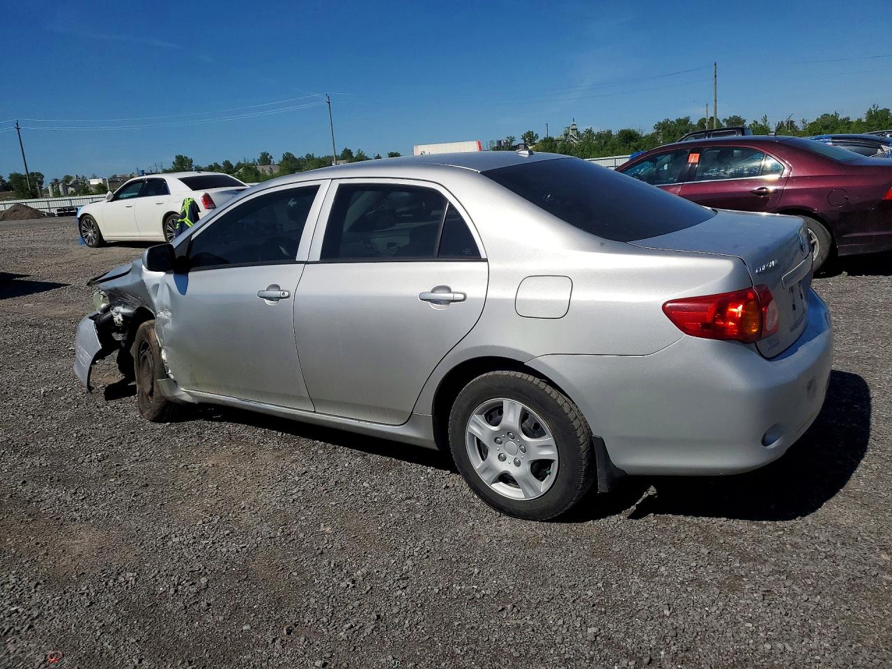 2010 Toyota Corolla Base Серебряный vin: 2T1BU4EEXAC304484
