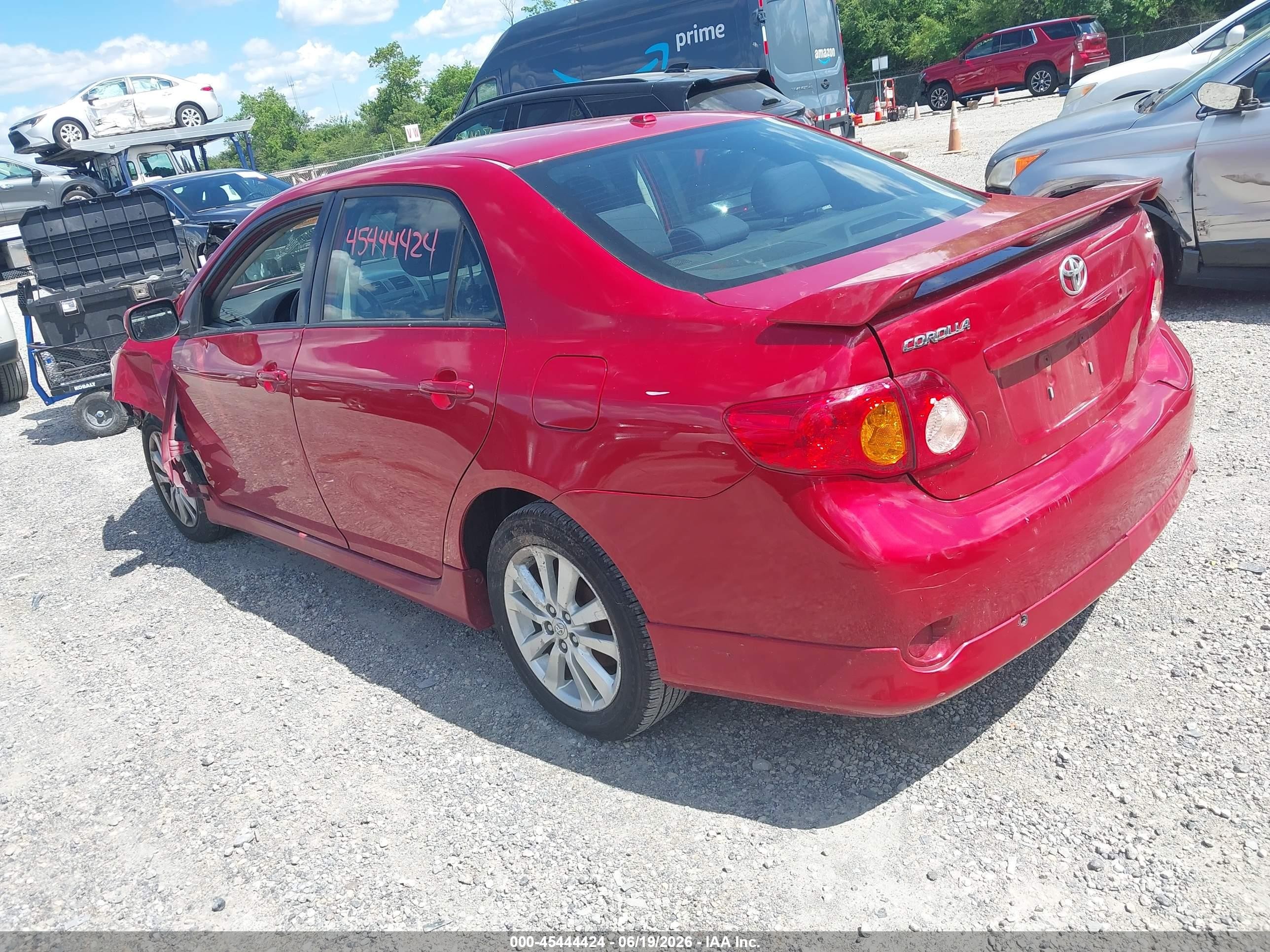 2010 Toyota Corolla S Red vin: 2T1BU4EEXAC331457