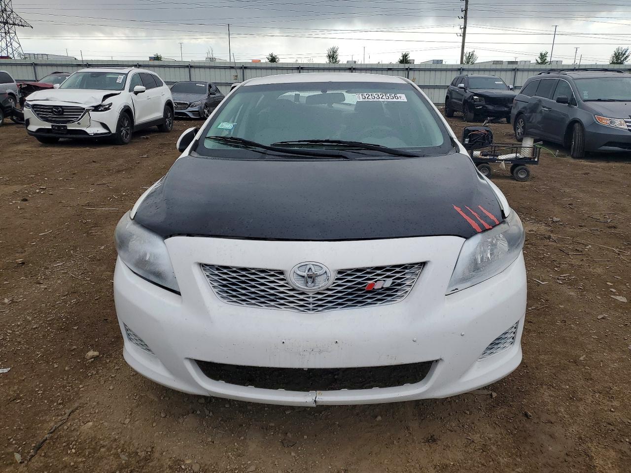 2010 Toyota Corolla Белый vin: 2T1BU4EEXAC337467