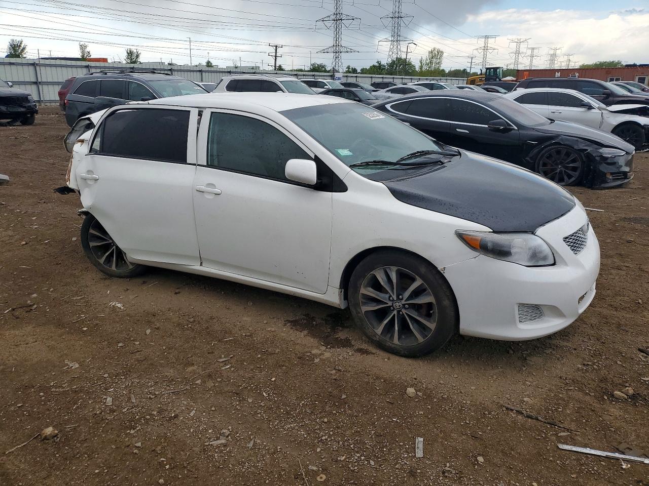 2010 Toyota Corolla Белый vin: 2T1BU4EEXAC337467