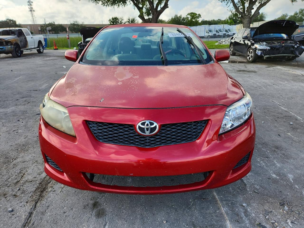 2010 Toyota Corolla Le Красный vin: 2T1BU4EEXAC358142