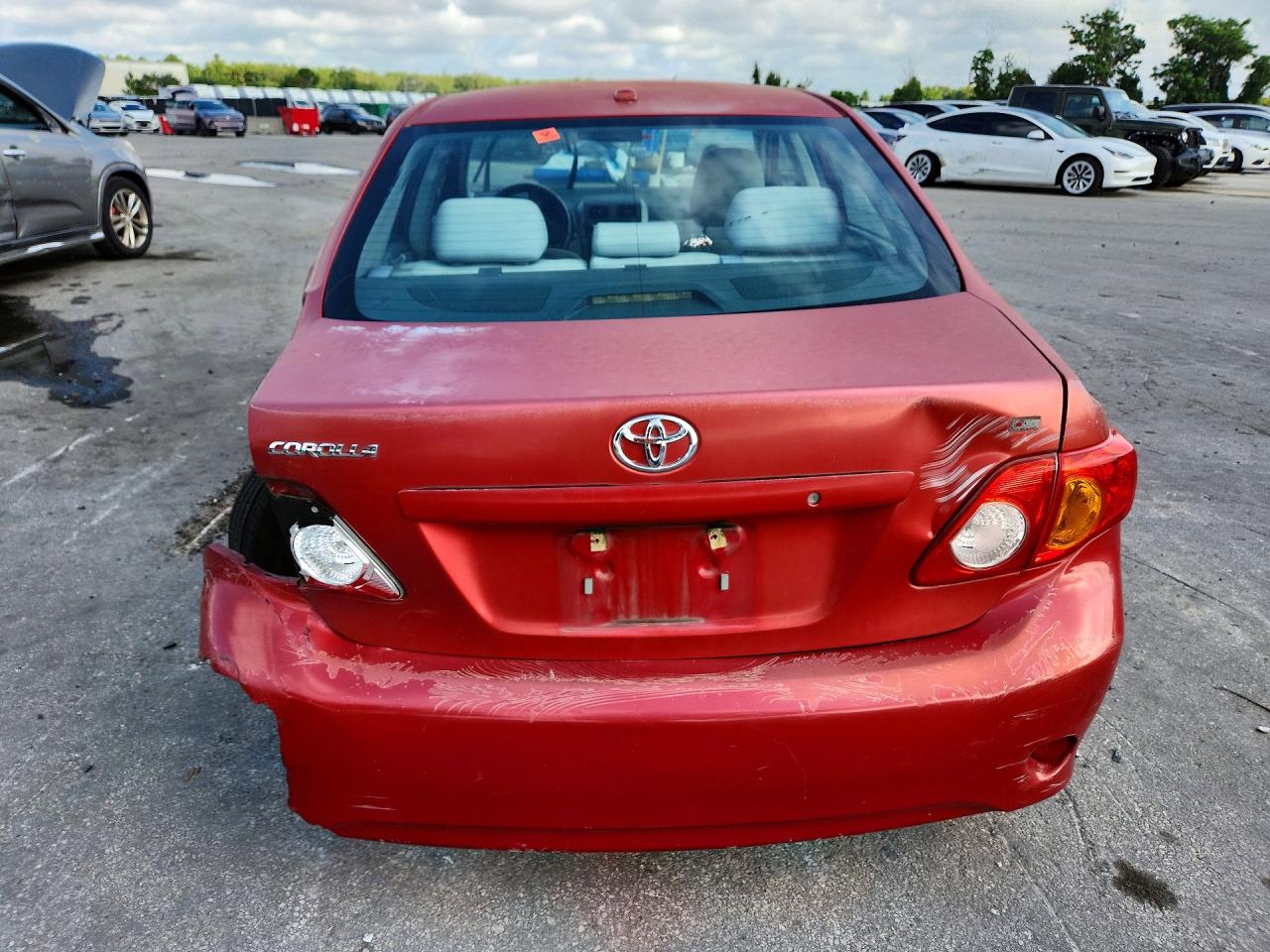 2010 Toyota Corolla Le Красный vin: 2T1BU4EEXAC358142