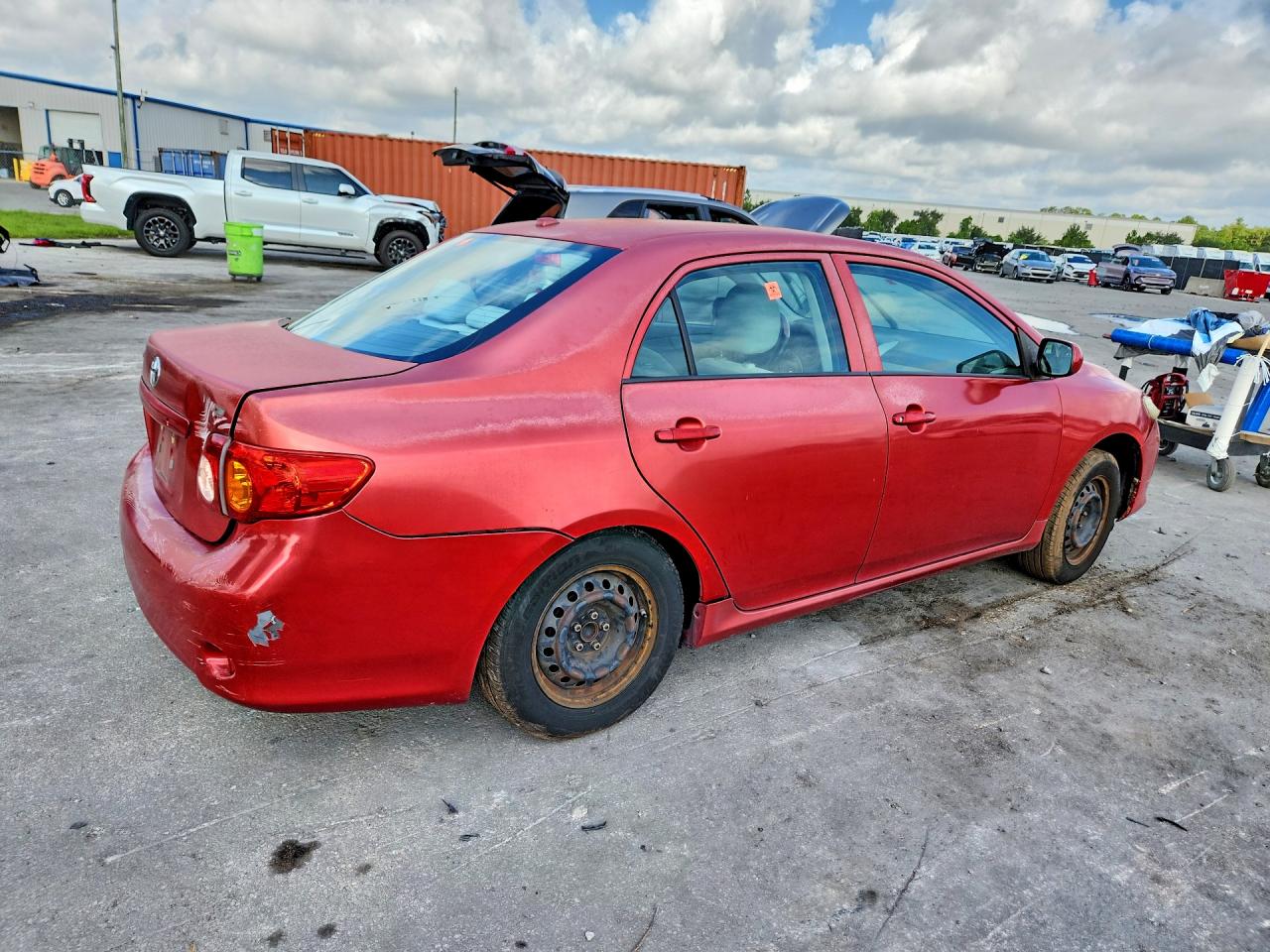2010 Toyota Corolla Le Красный vin: 2T1BU4EEXAC358142
